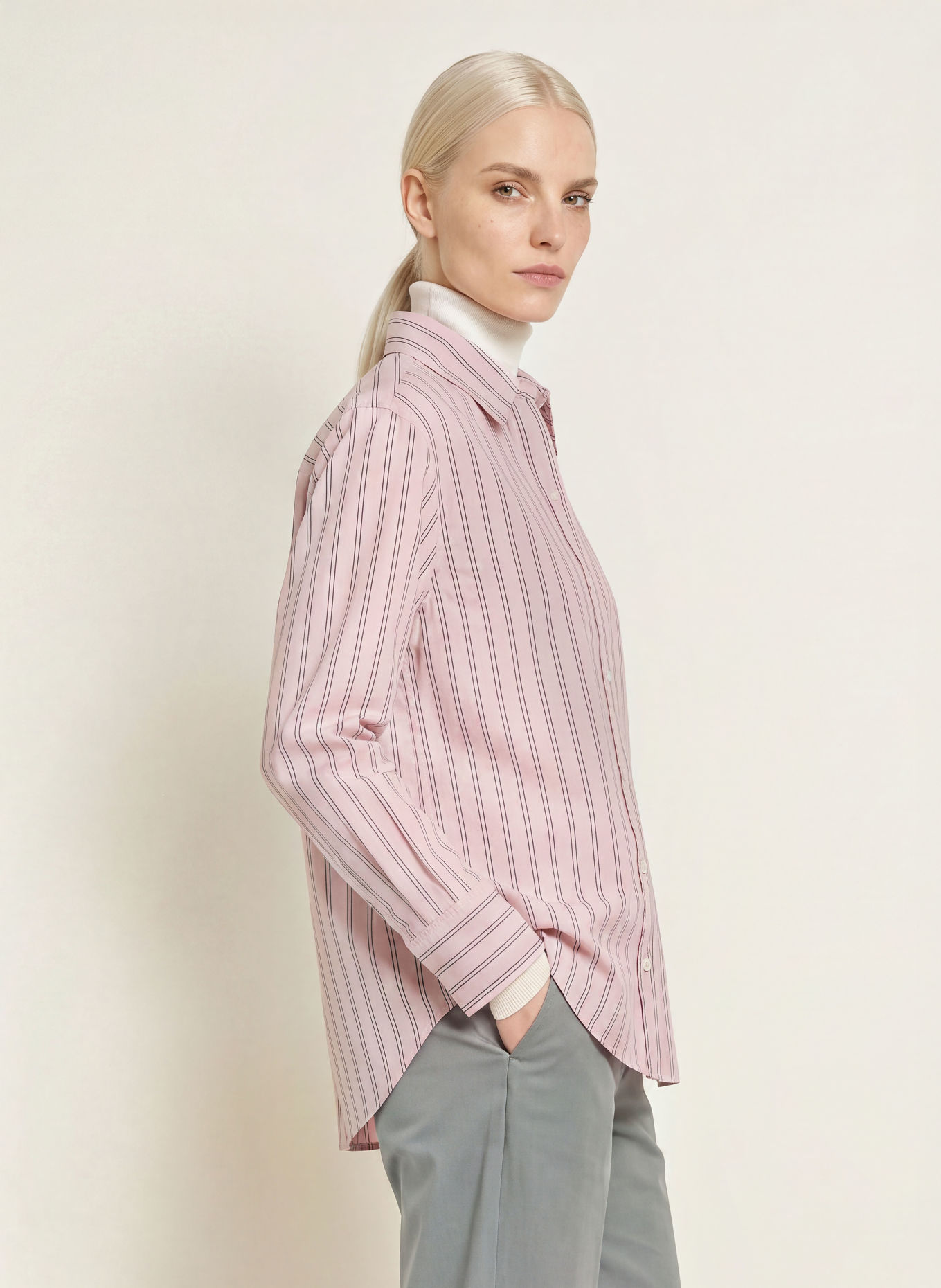 Marc O'Polo Chemisier: ROSÉ / GRIS / BLANC