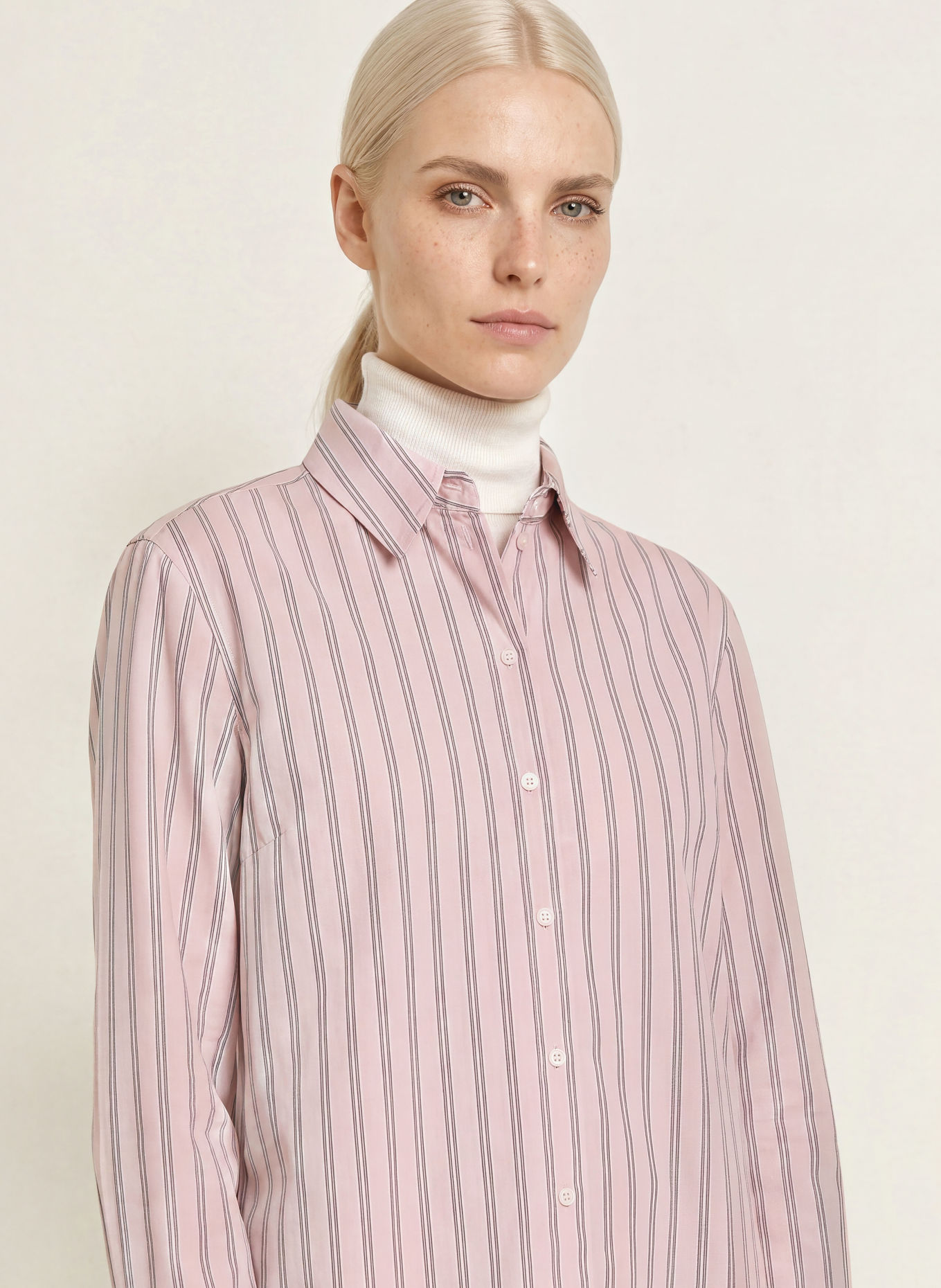 Marc O'Polo Chemisier: ROSÉ / GRIS / BLANC