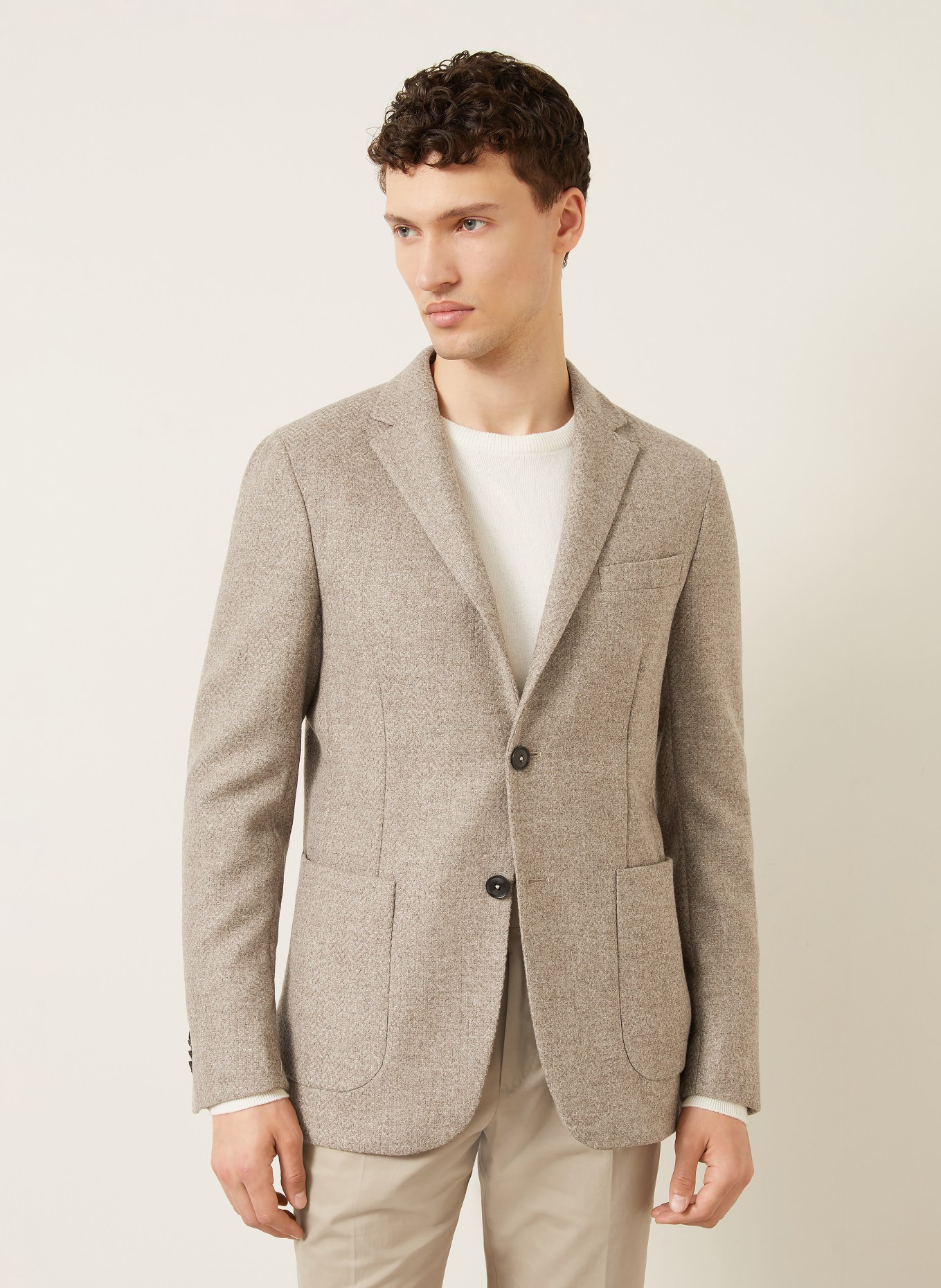 ZEGNA Jacka, slim fit: TAUPE