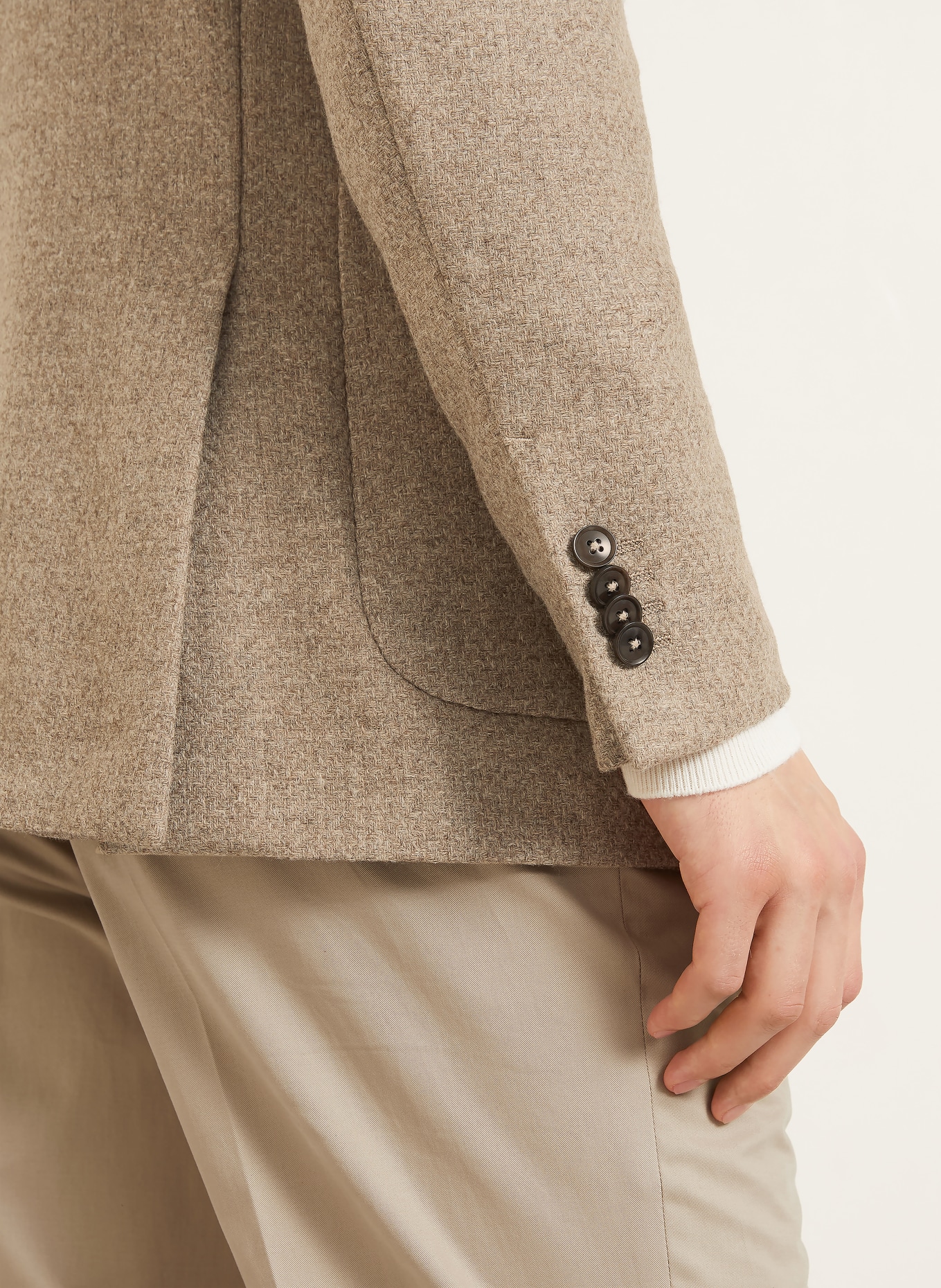 ZEGNA Jacka, slim fit: TAUPE