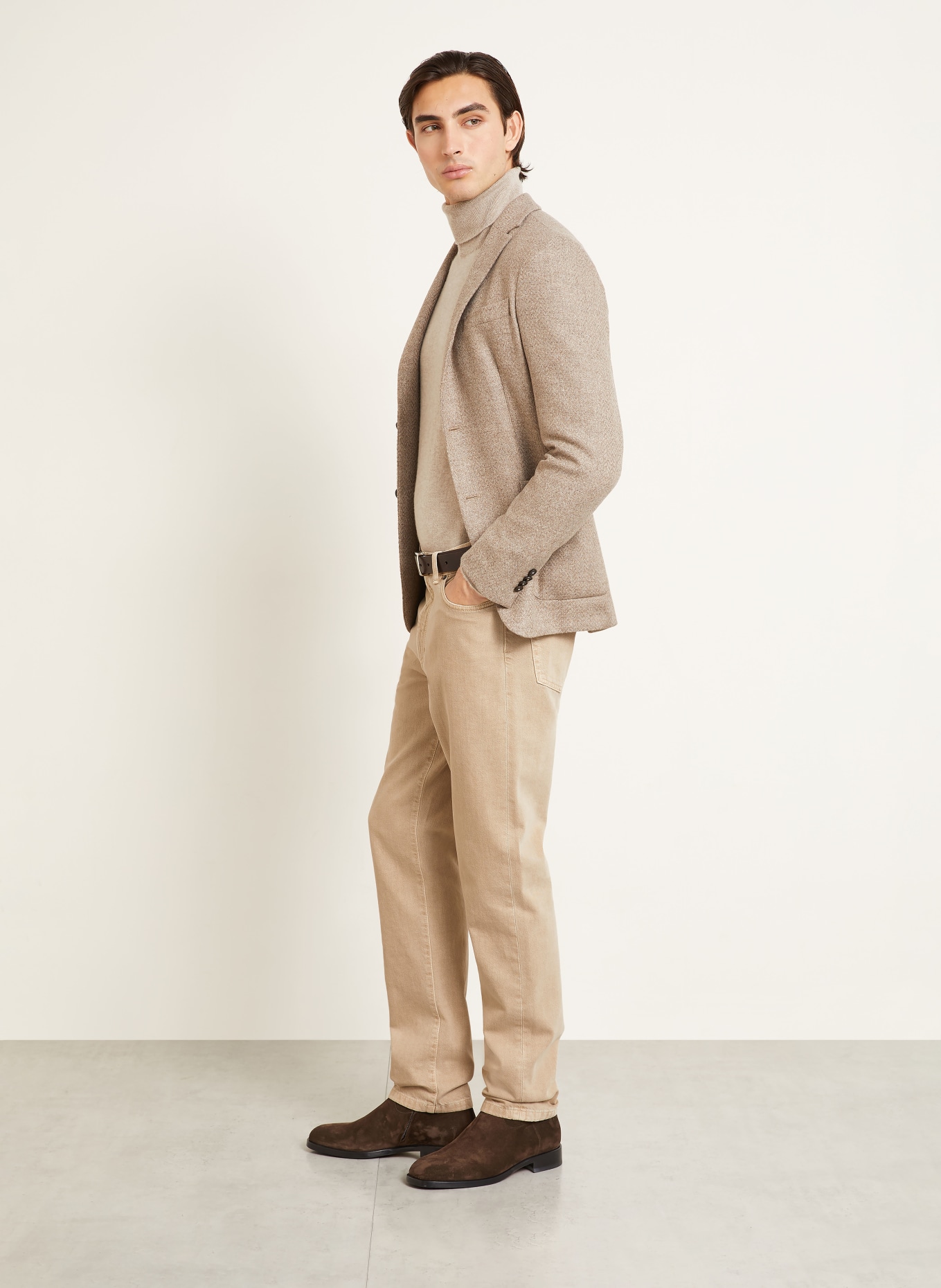 ZEGNA Jeans Slim Fit: BEIGE