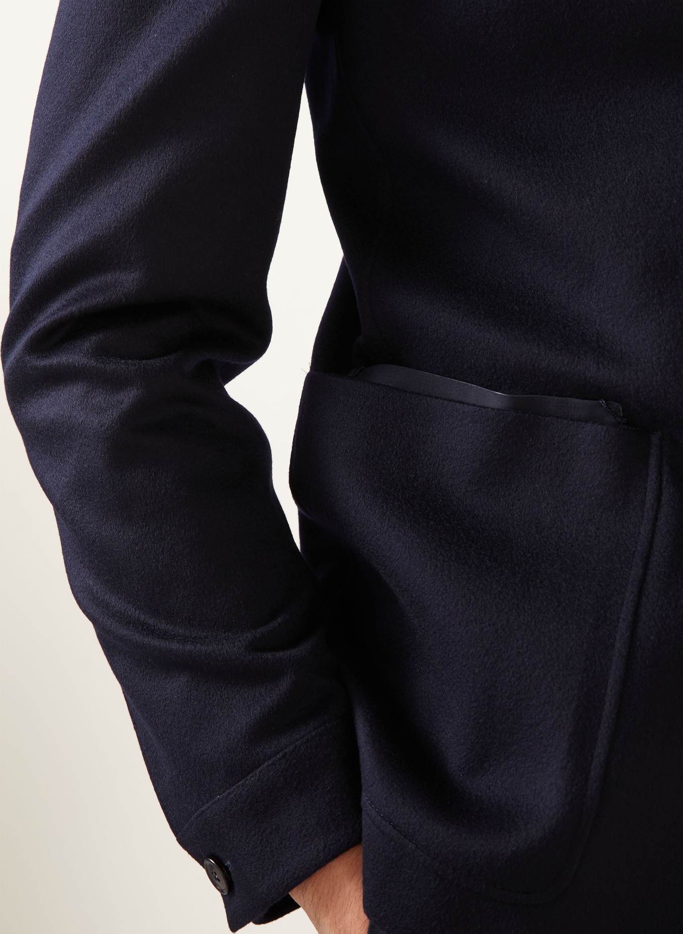 ZEGNA Cashmere-Sakko Regular Fit: DUNKELBLAU