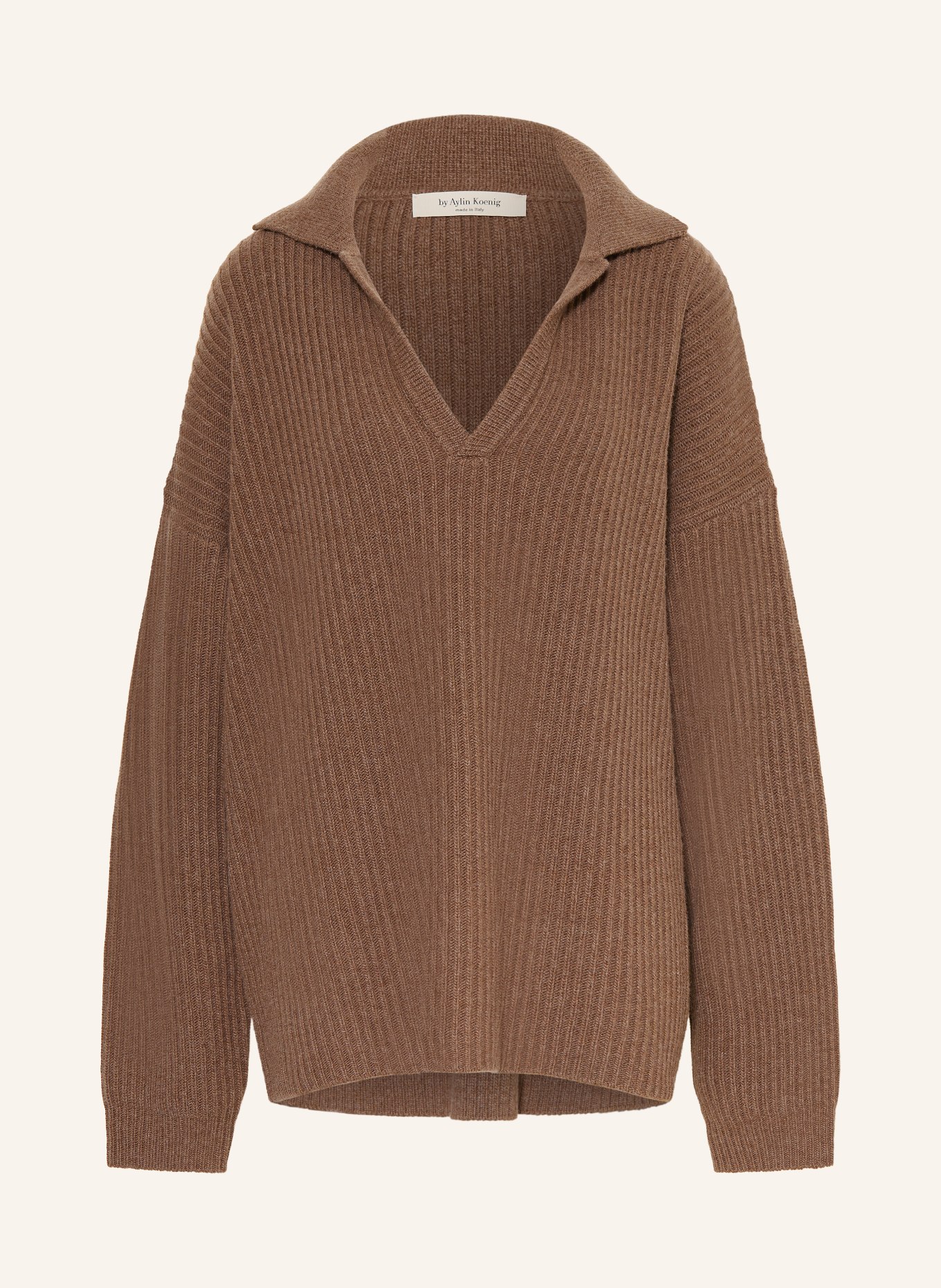 by Aylin Koenig Oversized-truien: MARRON FONCÉ