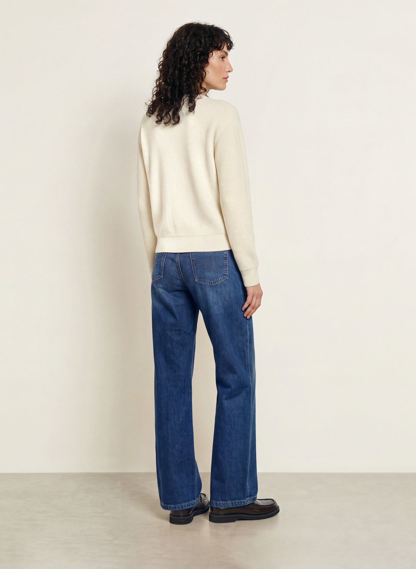by Aylin Koenig Strickjacke SOFIE mit Merinowolle: ECRU