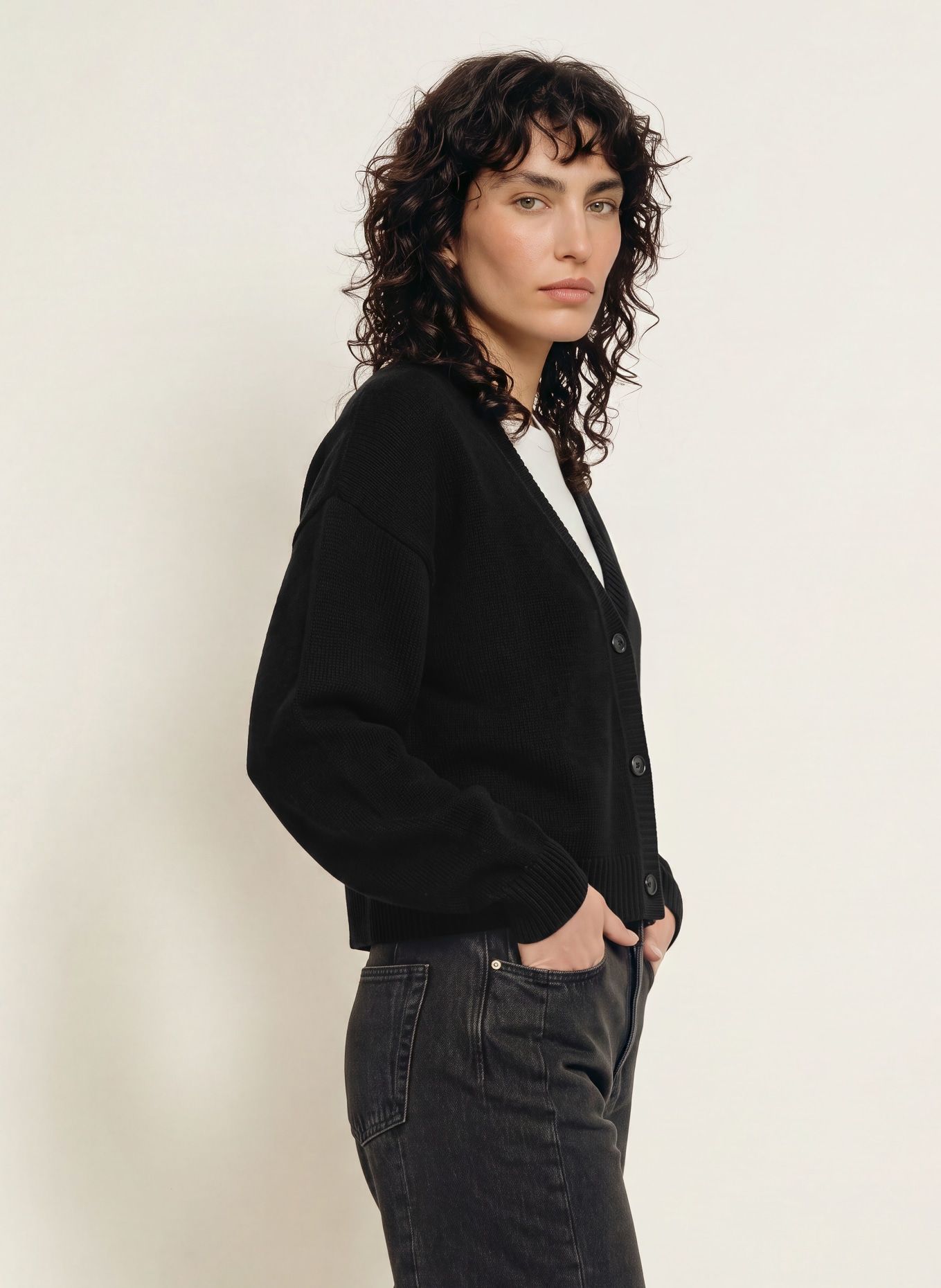 by Aylin Koenig Strickjacke AMIRA: SCHWARZ
