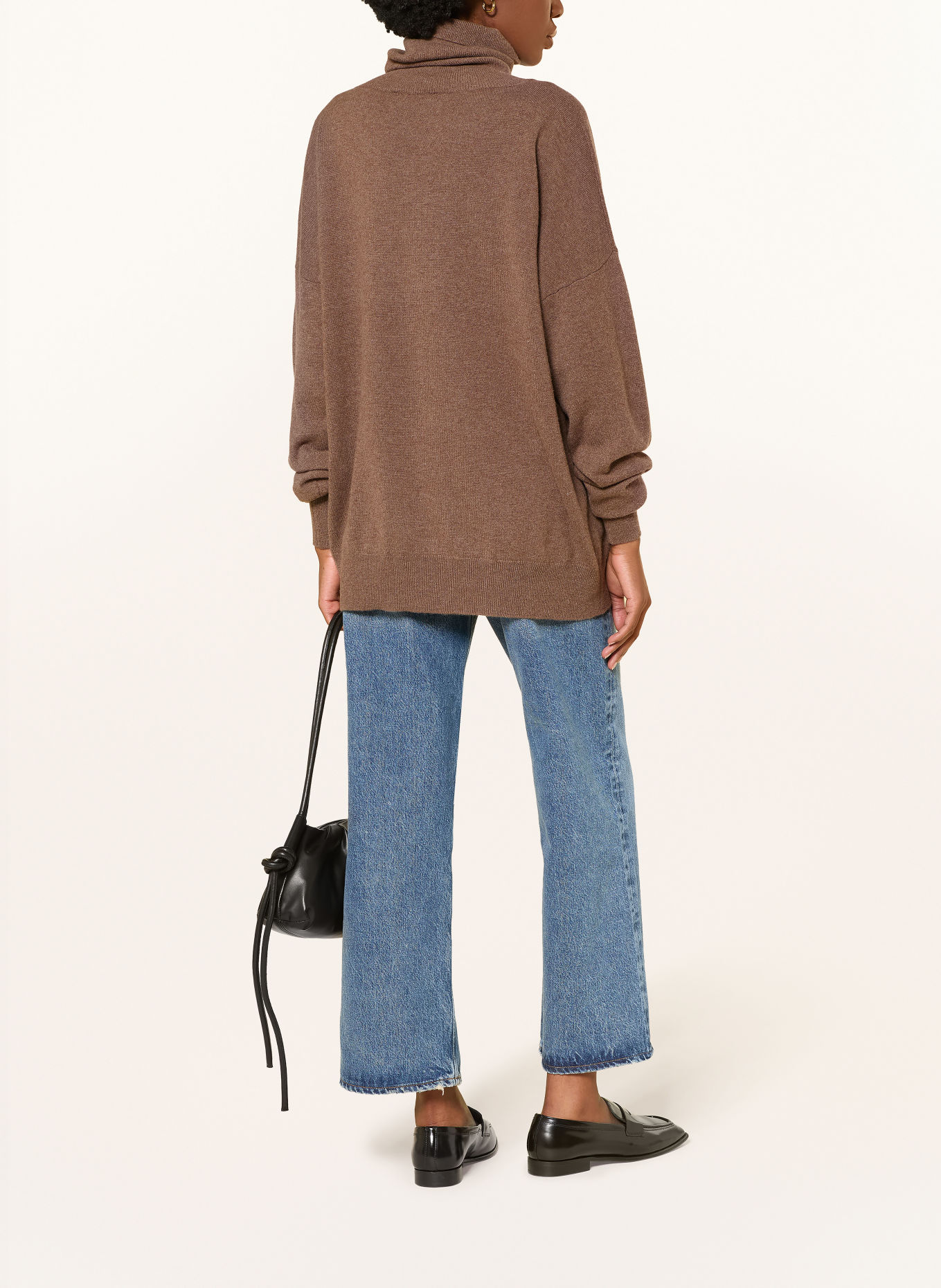 by Aylin Koenig Pull à col roulé oversize GIA: MARRON