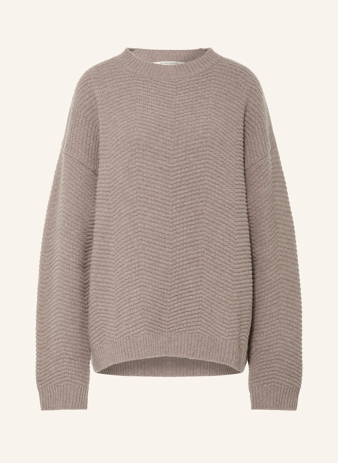 by Aylin Koenig Pullover ZAC aus Merinowolle: TAUPE