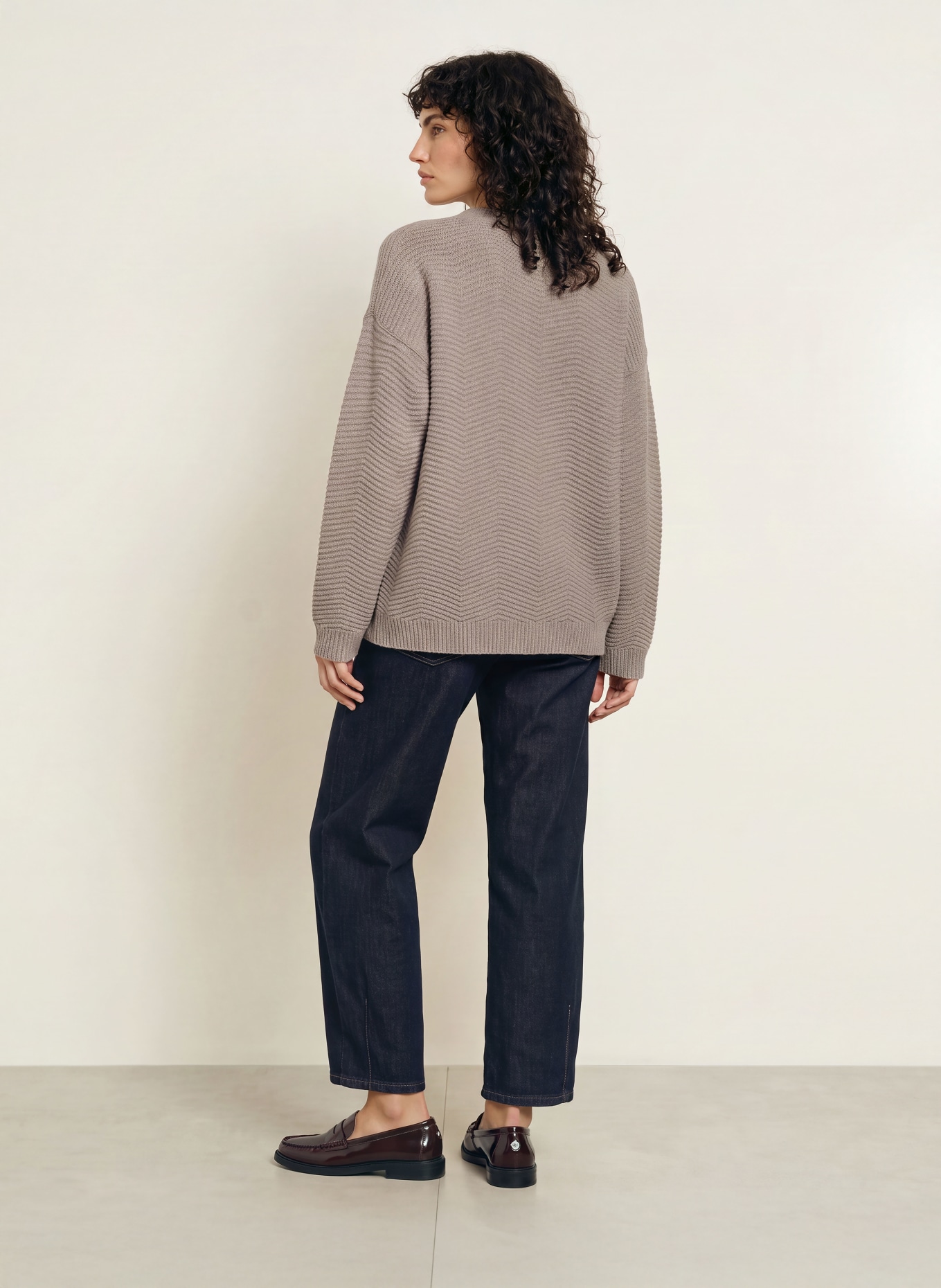 by Aylin Koenig Pullover ZAC aus Merinowolle: TAUPE