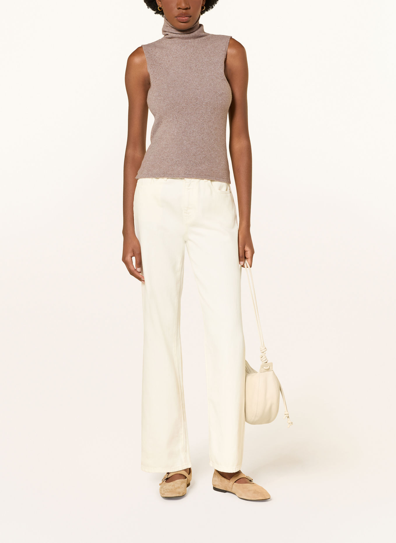 by Aylin Koenig Stricktop NILA mit Merinowolle: TAUPE