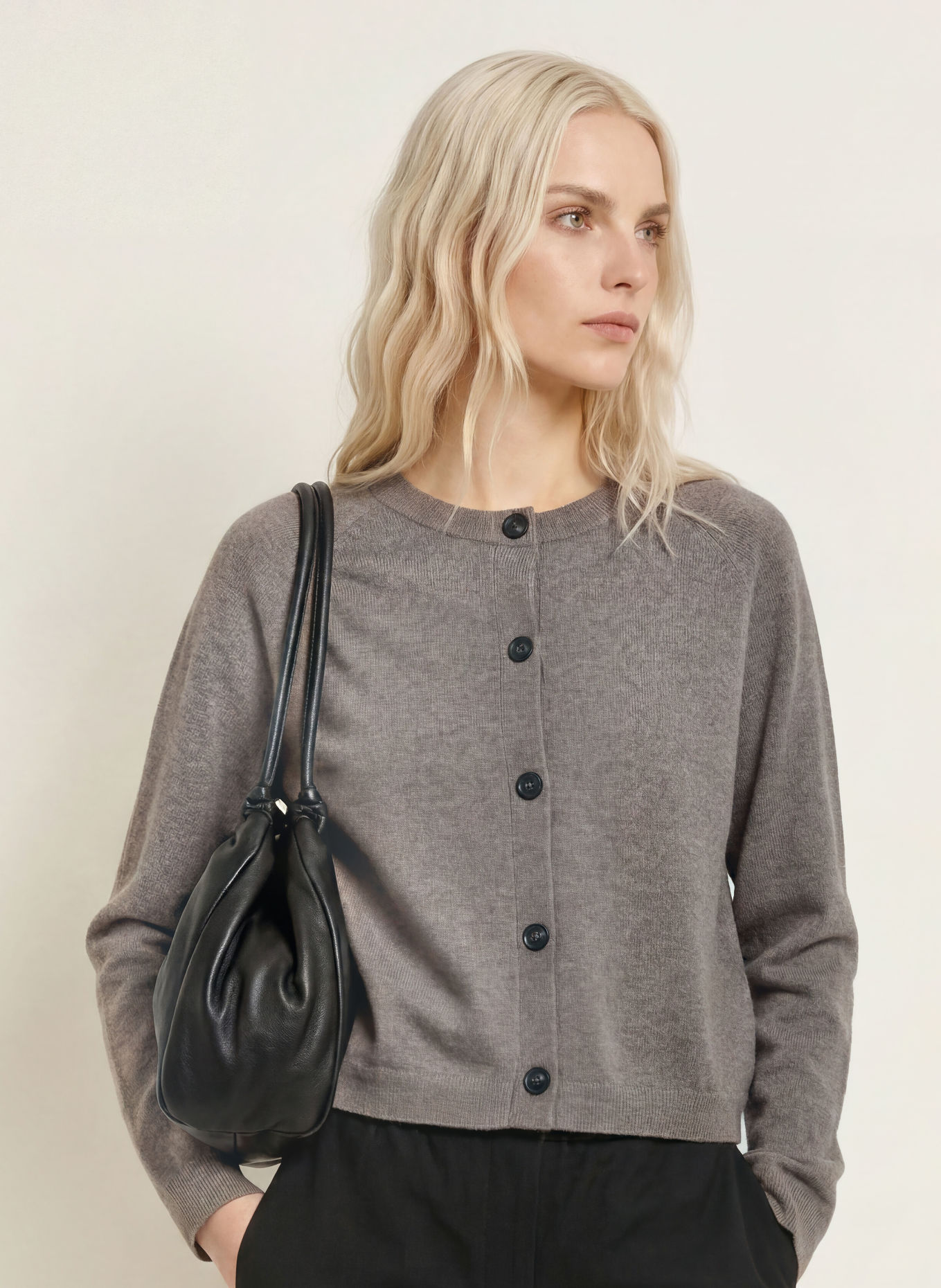 Marc O'Polo Strickjacke: TAUPE