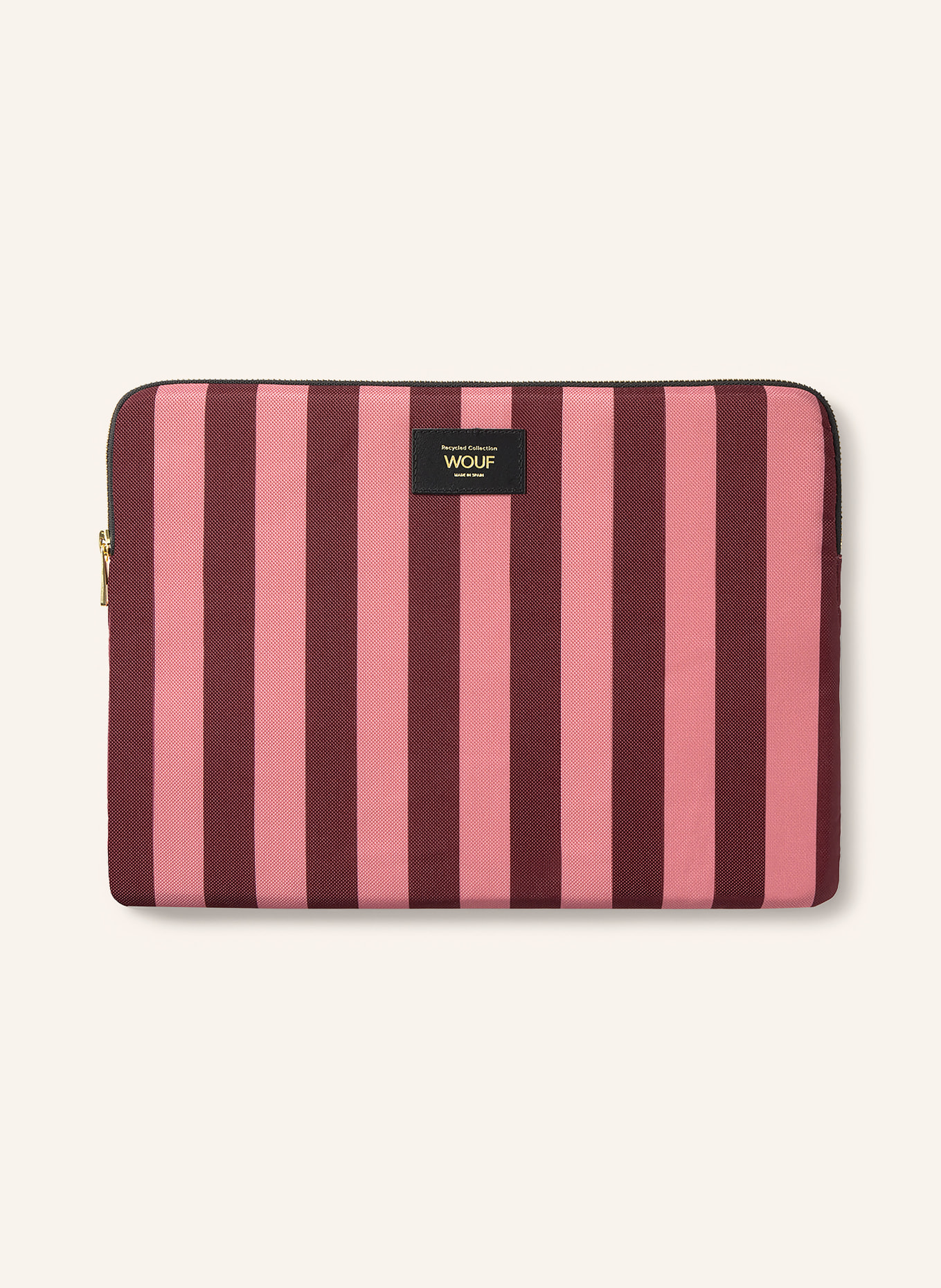 WOUF Laptophoes SOPHIE: DONKERROOD / ROZE
