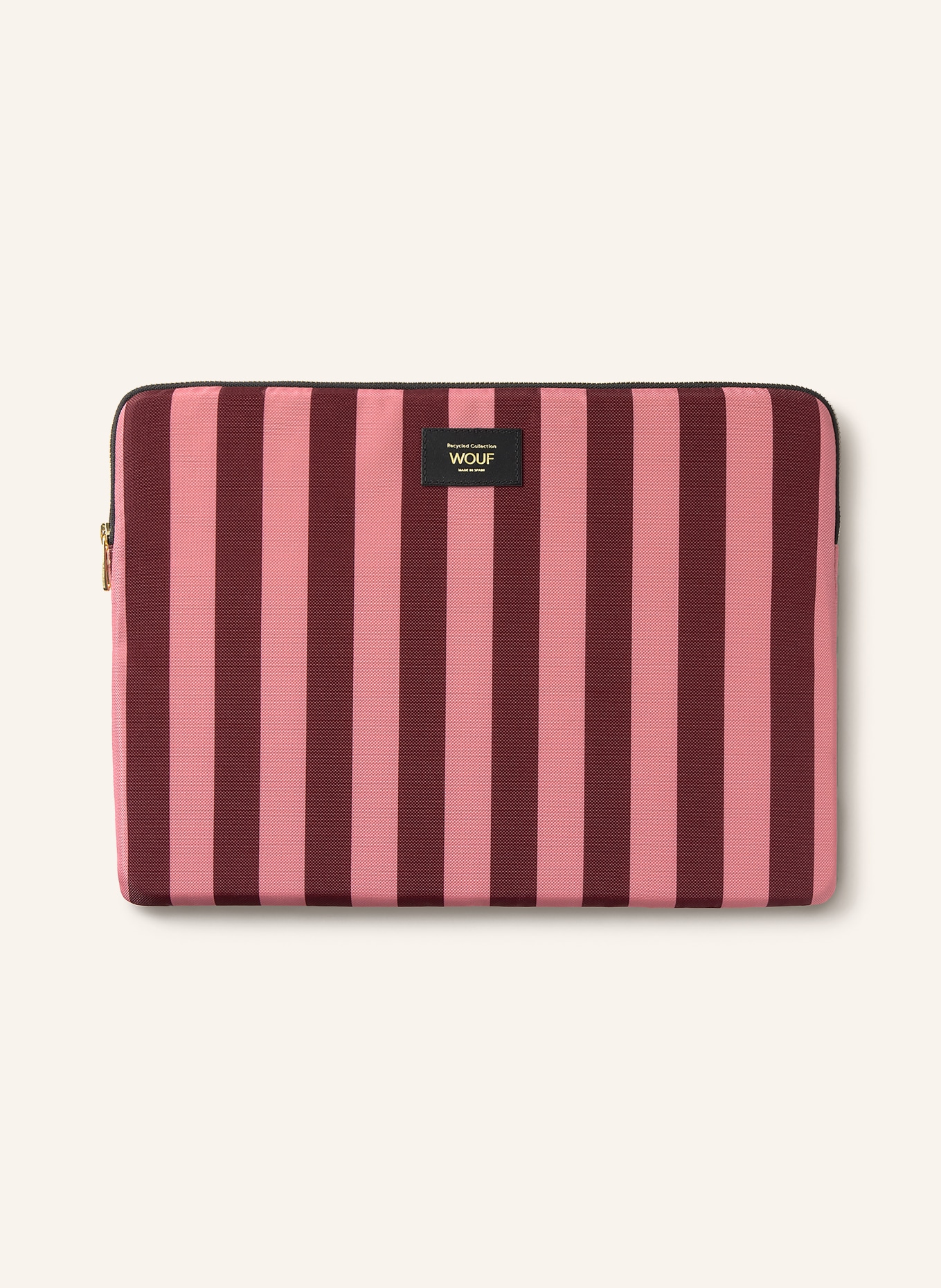 WOUF SOPHIE Laptop sleeve: DARK RED / PINK