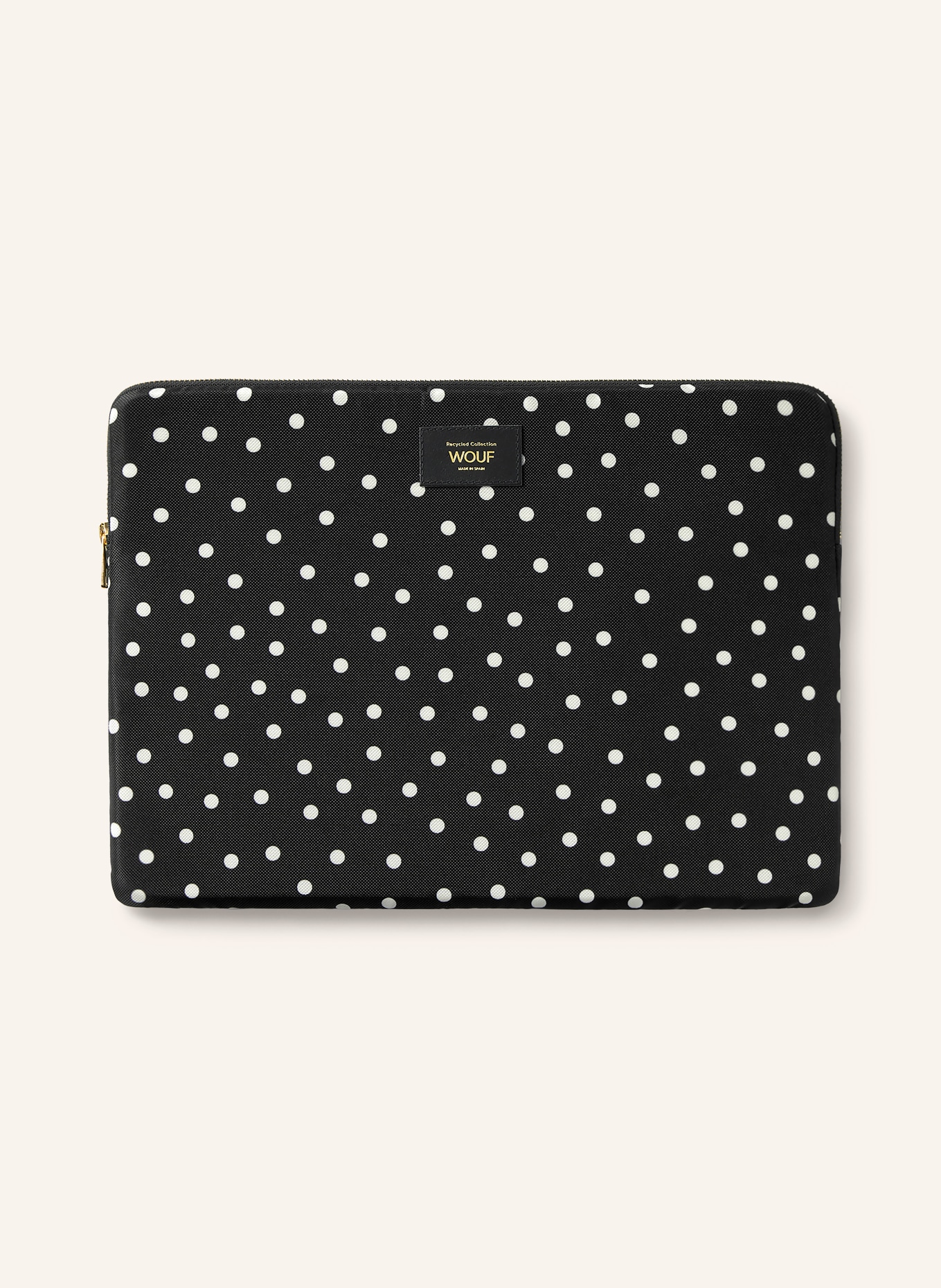 WOUF Housse pour ordinateur portable GRACE: NOIR / BLANC