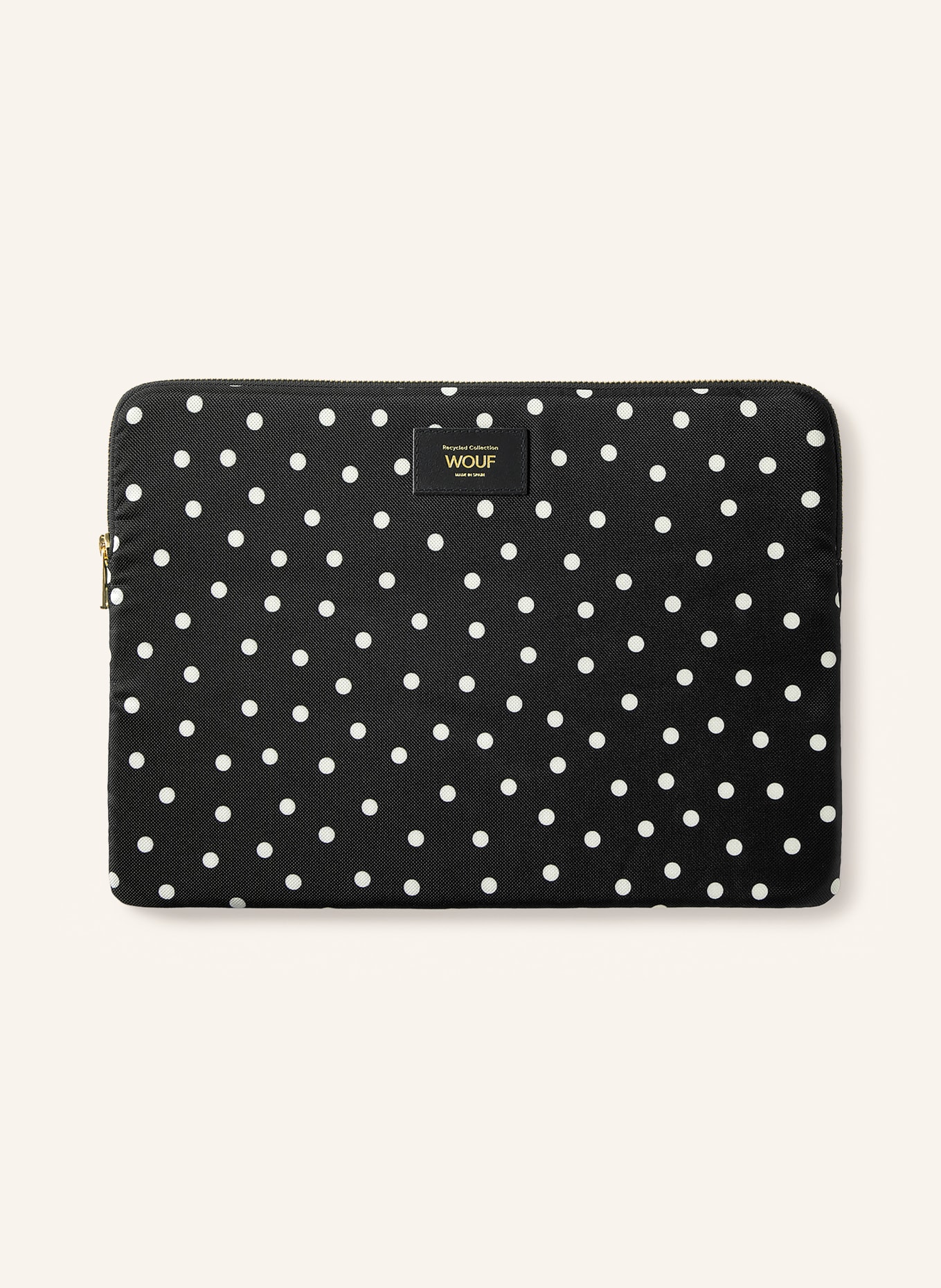 WOUF GRACE Laptop sleeve: BLACK / WHITE