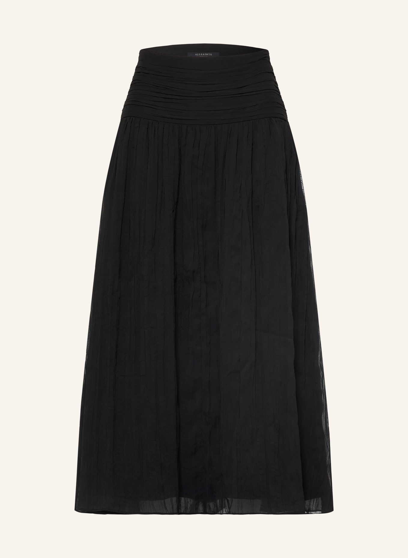 ALLSAINTS ASAL Skirt: BLACK