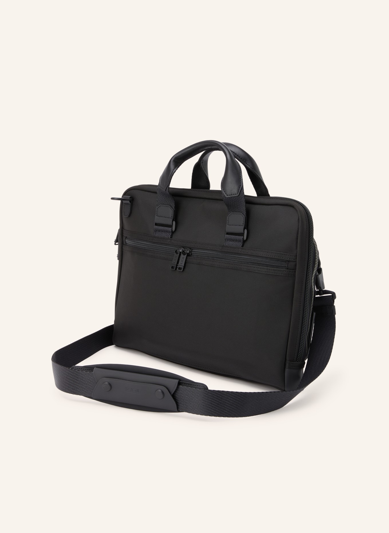 TUMI ALPHA BRAVO ACADEMY Laptop bag: BLACK / PLATINUM