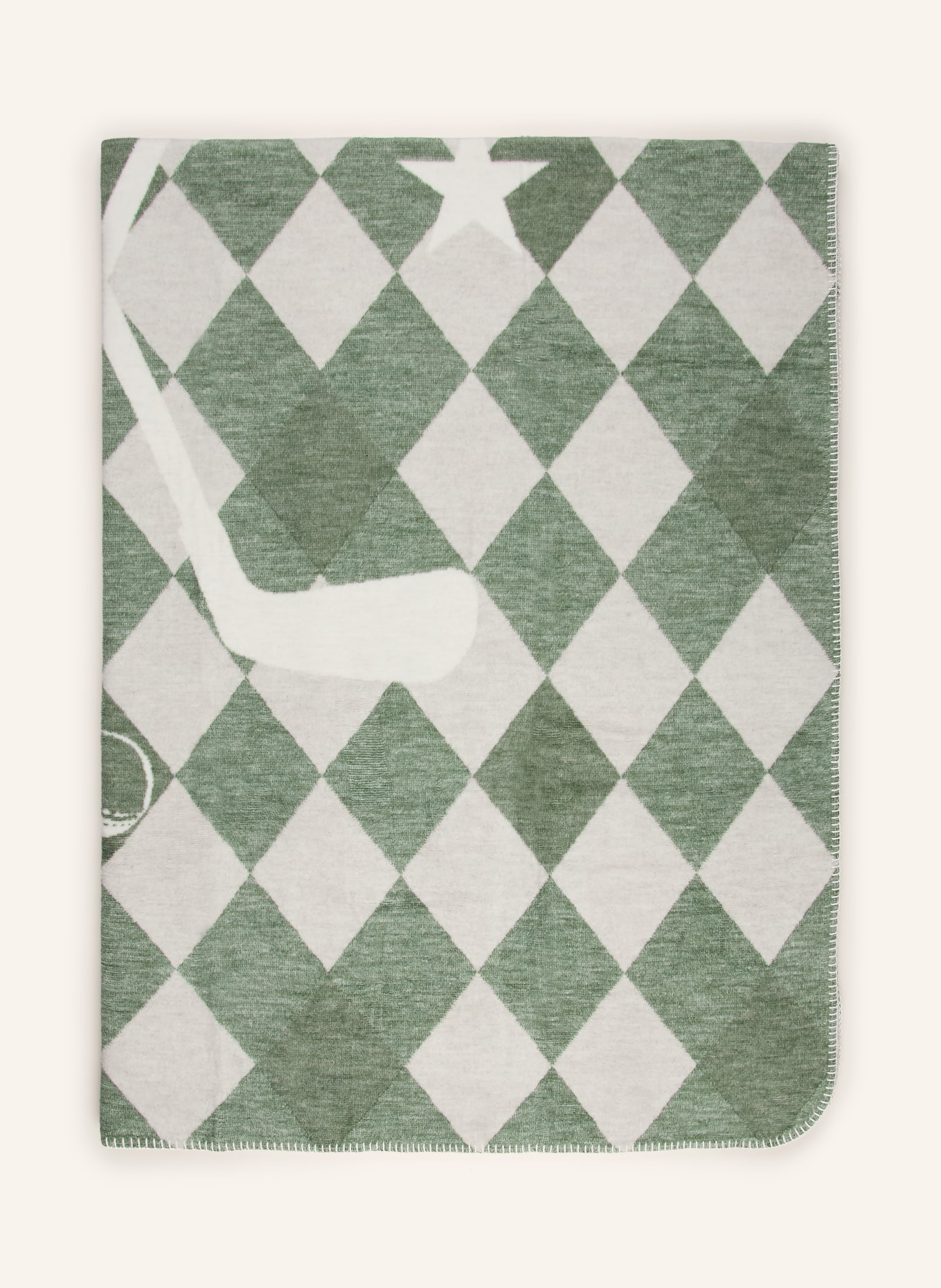 PAD Plaid GOLF: VERT / CRÈME