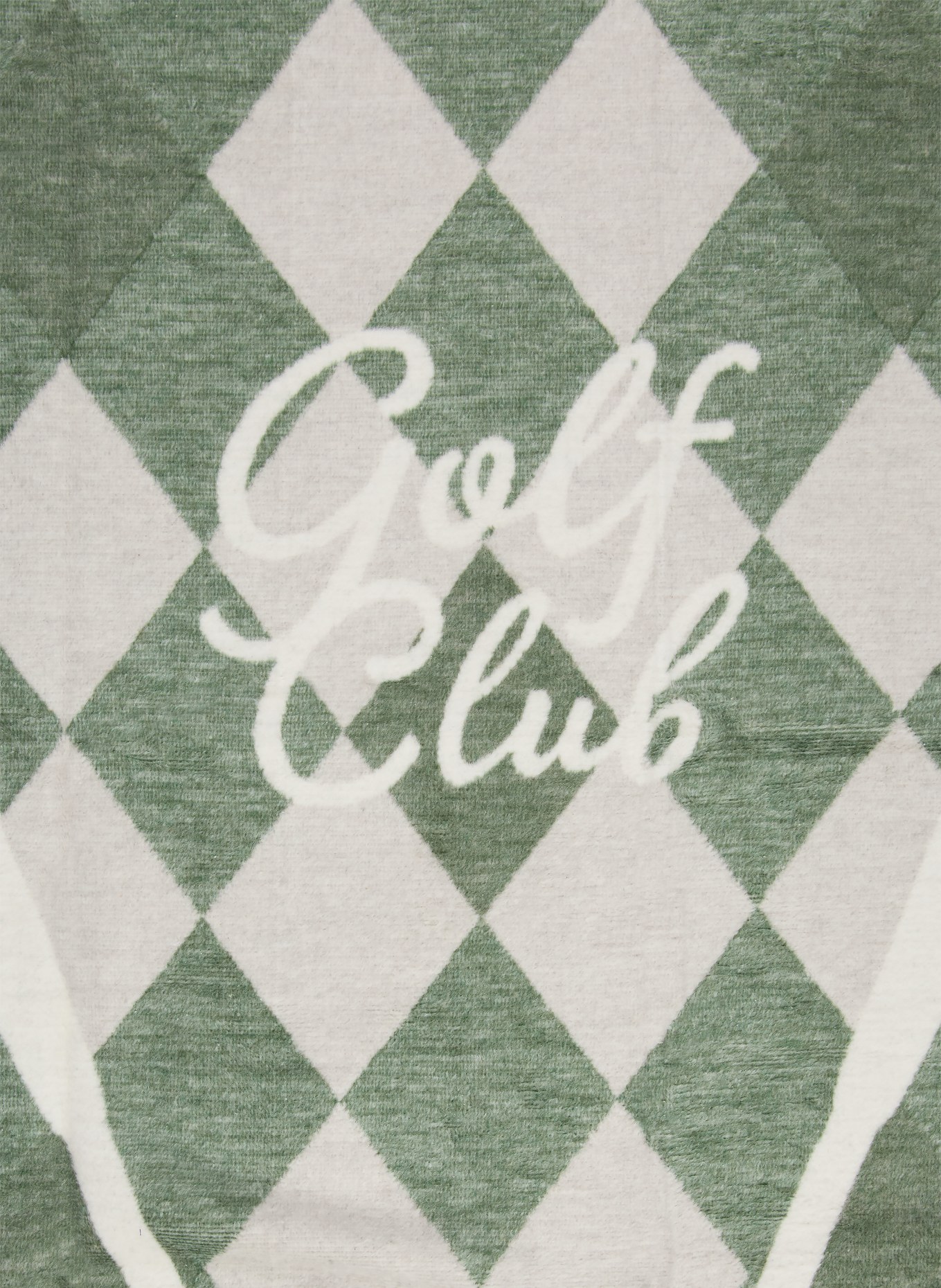 PAD Plaid GOLF: VERT / CRÈME