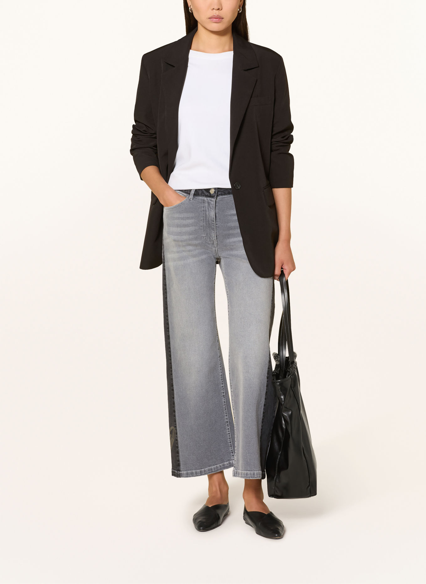 SPORTALM Cropped Jeans mit Schmucksteinen: 5245 Grey Denim (51)