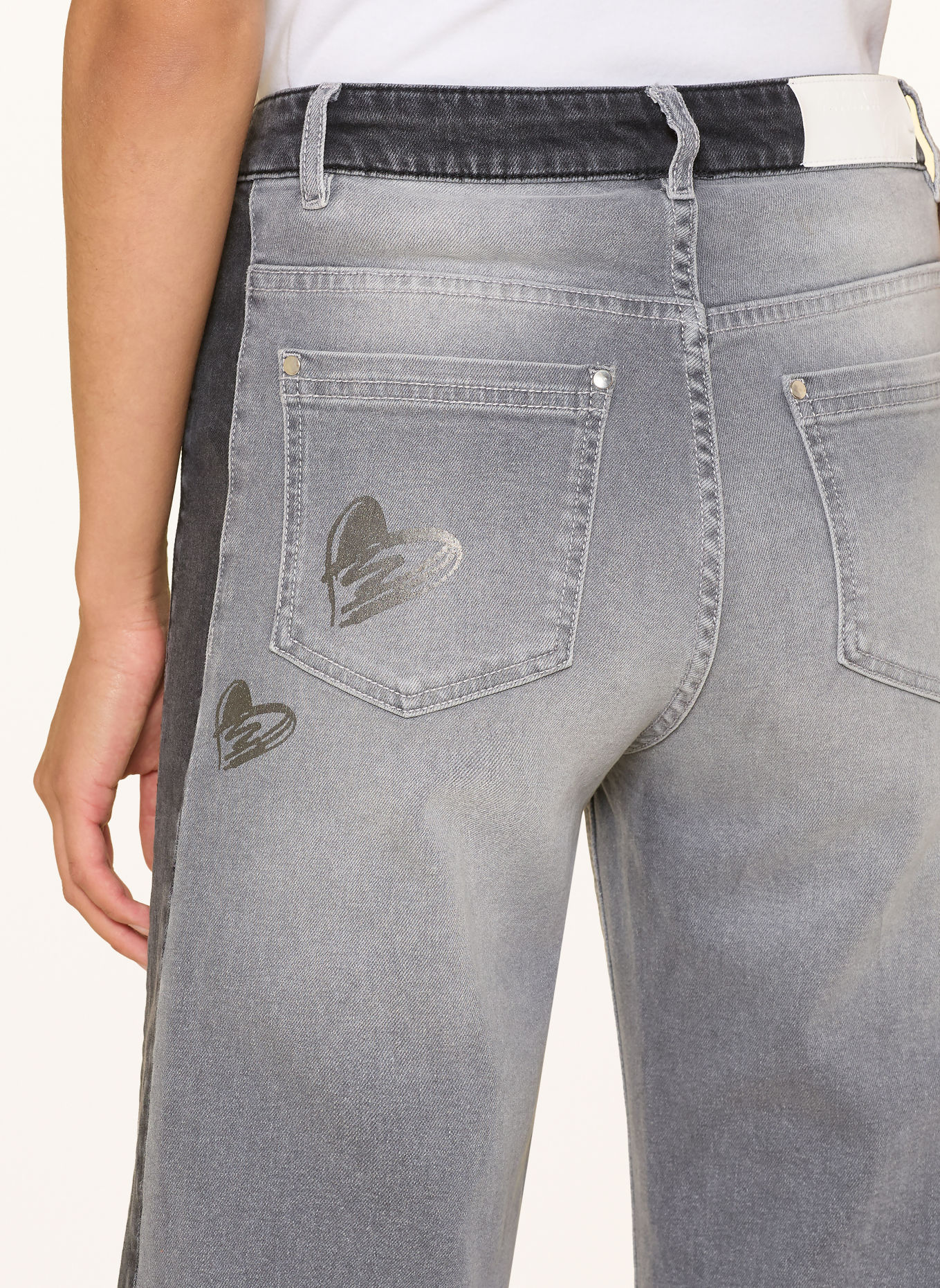 SPORTALM Cropped Jeans mit Schmucksteinen: 5245 Grey Denim (51)