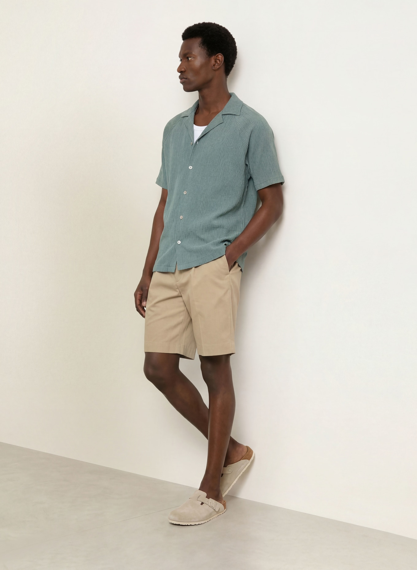REISS Resort-overhemd KNOX Comfort Fit: GROEN