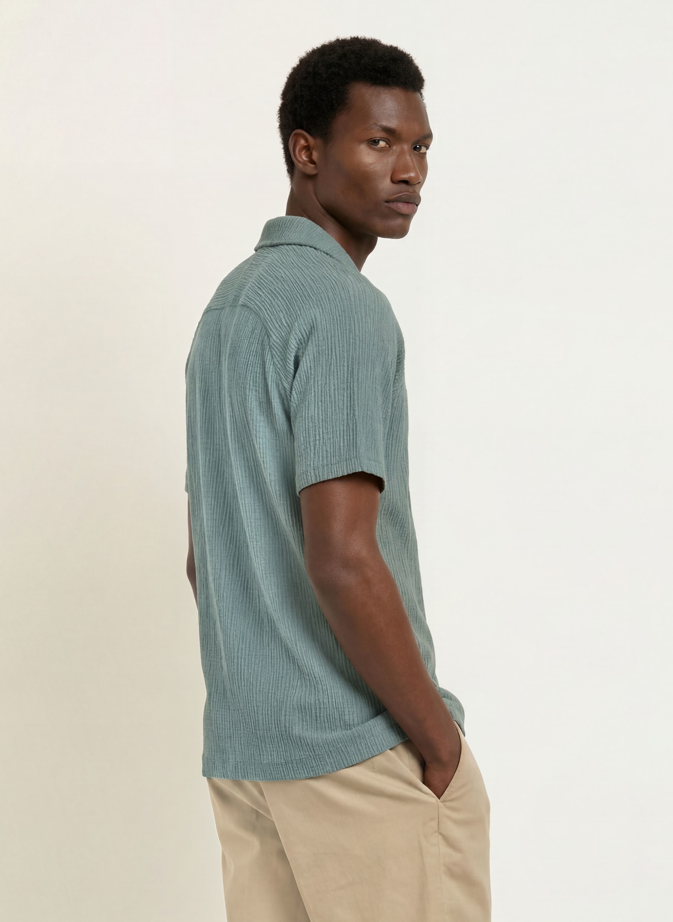 REISS Resort-overhemd KNOX Comfort Fit: GROEN