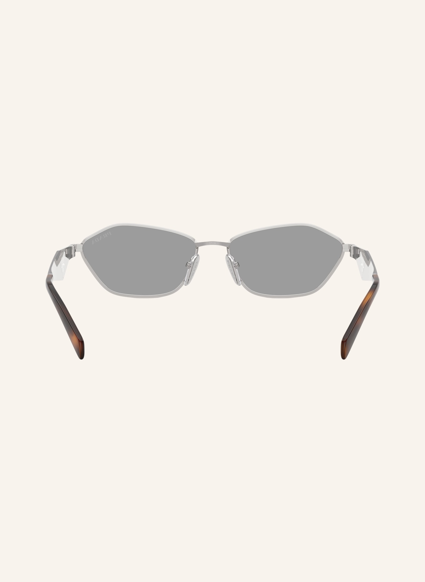 PRADA Sonnenbrille PR D50S: SILBER/ GRAU
