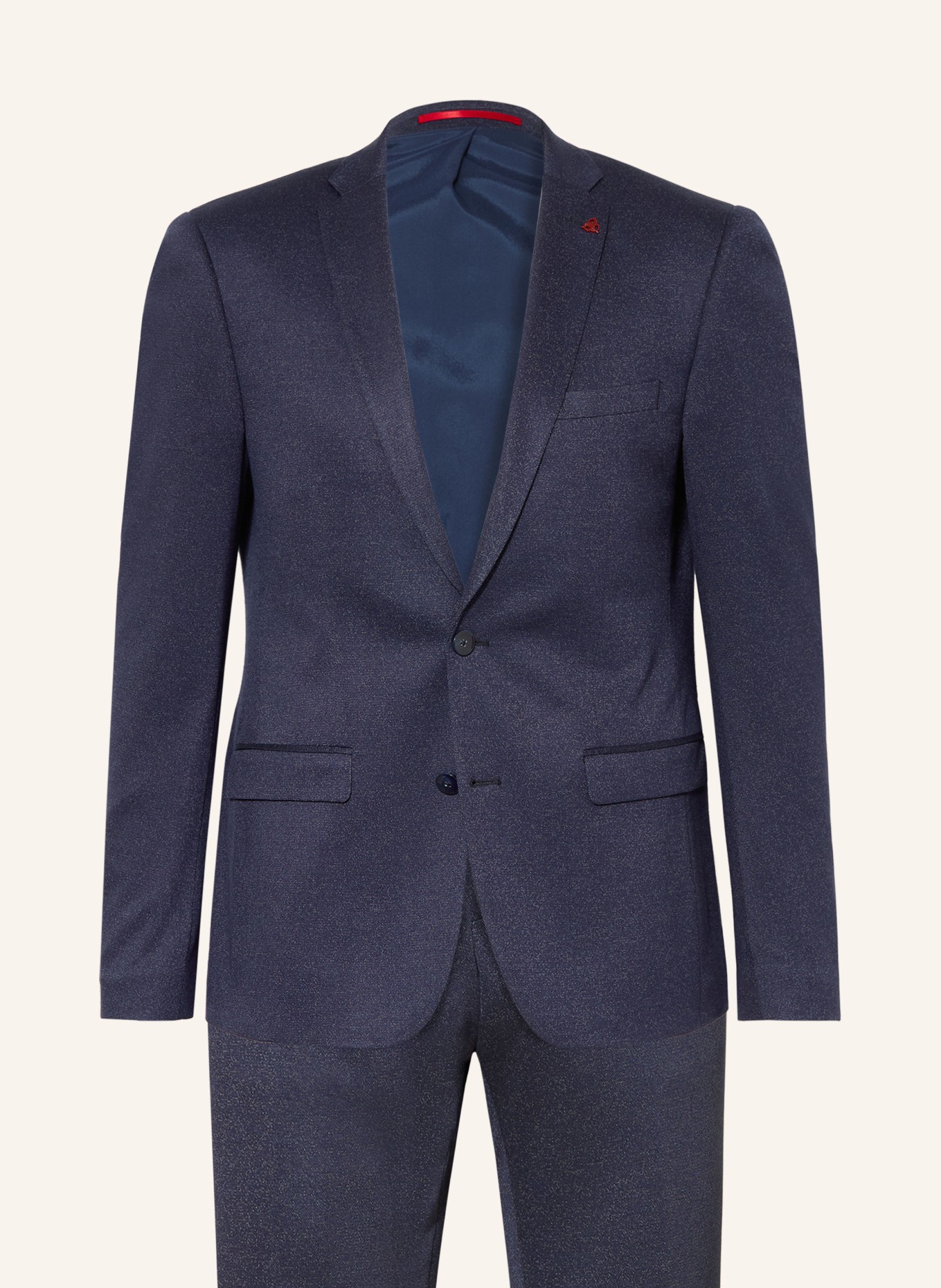 ROY ROBSON Costume slim fit en jersey: BLEU FONCÉ