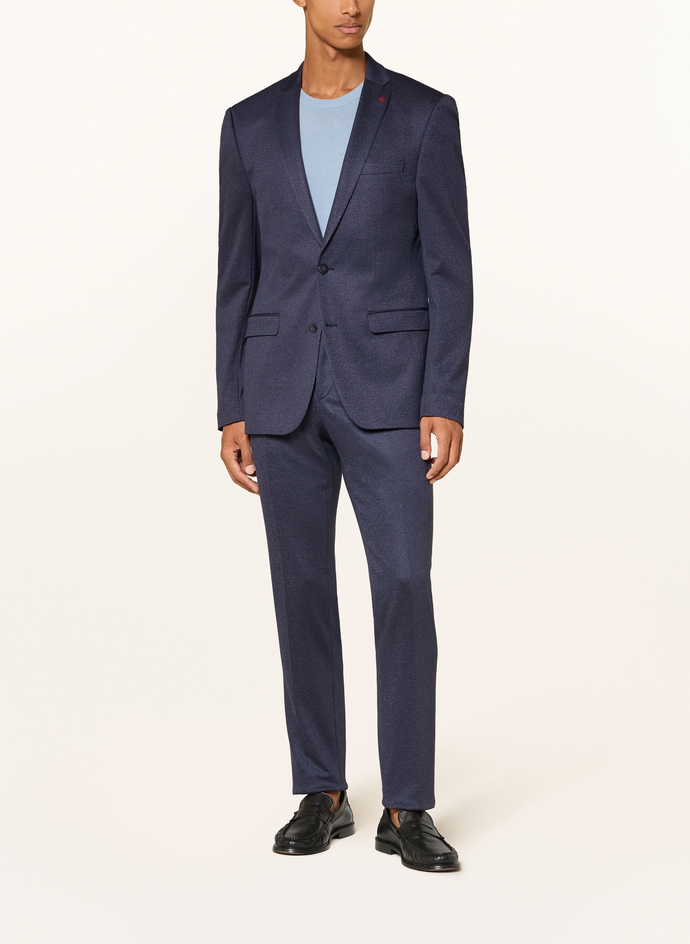 ROY ROBSON Costume slim fit en jersey: BLEU FONCÉ