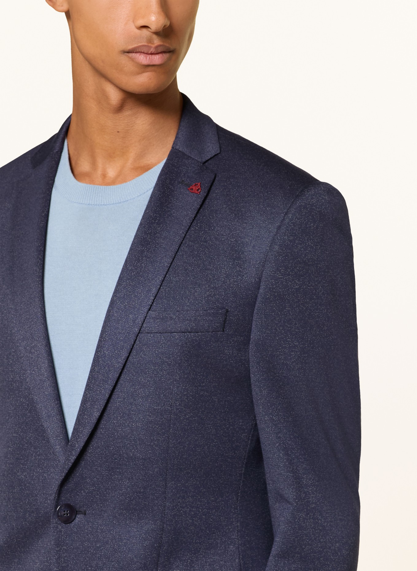 ROY ROBSON Costume slim fit en jersey: BLEU FONCÉ