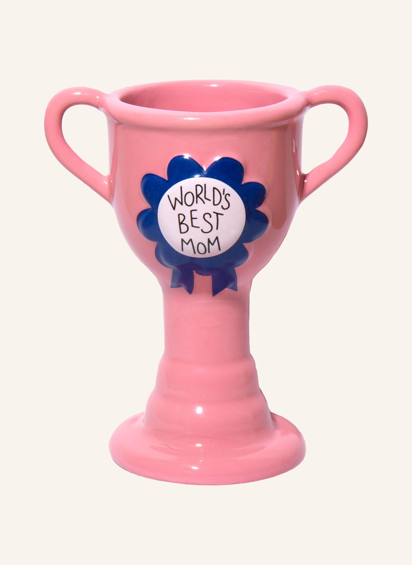 DOIY TROPHY Vase: PINK / BLUE / WHITE