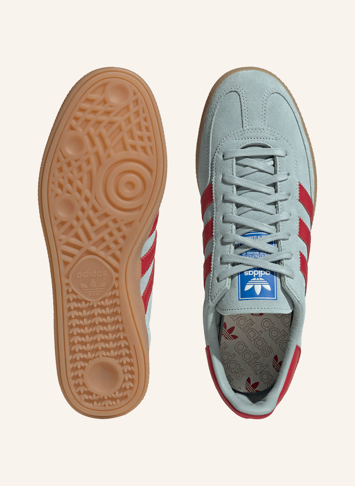 adidas Originals MIG HANDBALL SPECIAL Sneakers: BLUE GRAY / RED