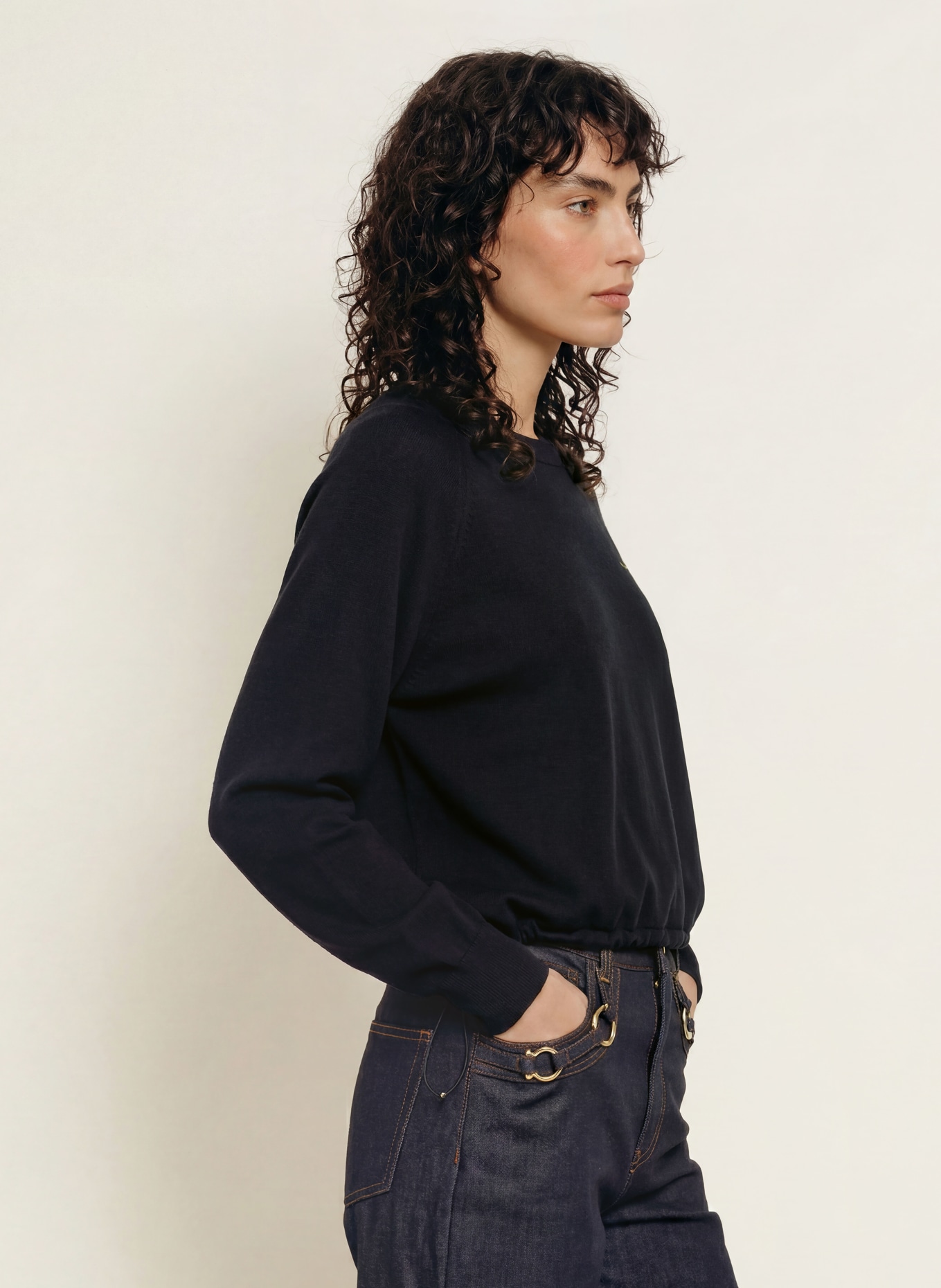 SANDRO Pullover: SCHWARZ