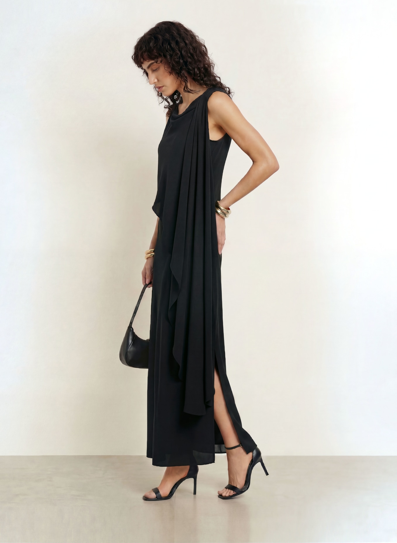 REISS Rochie de seară WINNIE: NEGRU