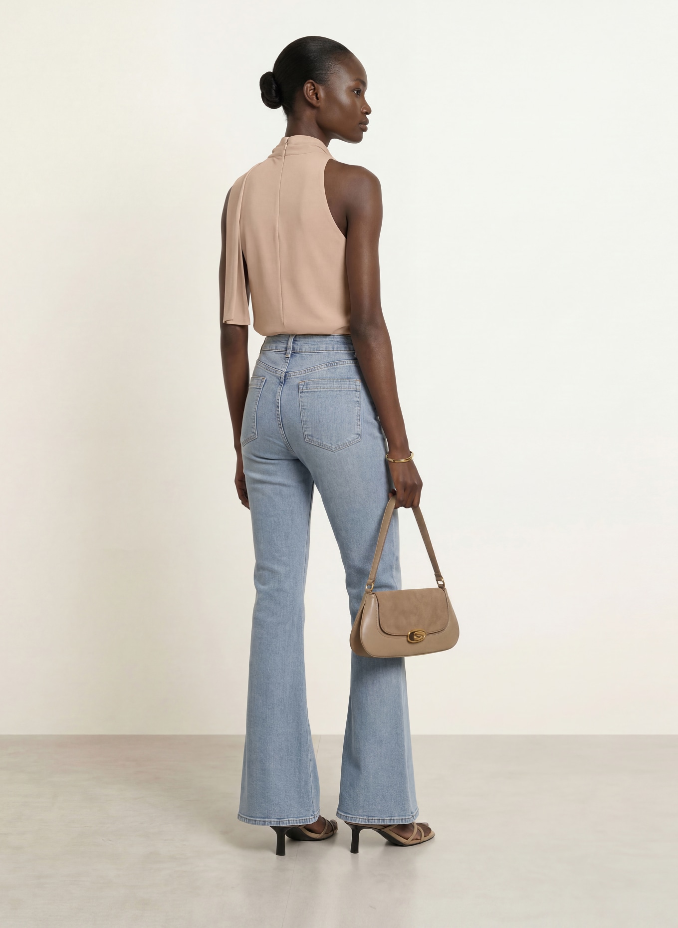 REISS Blousetop TAYLOR: BEIGE