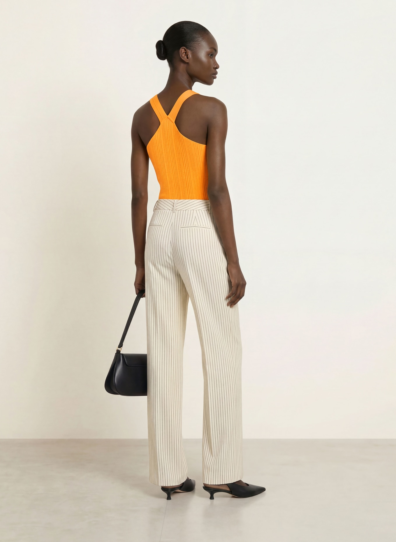 REISS Top HARRIS: JASKRAWY POMARAŃCZOWY