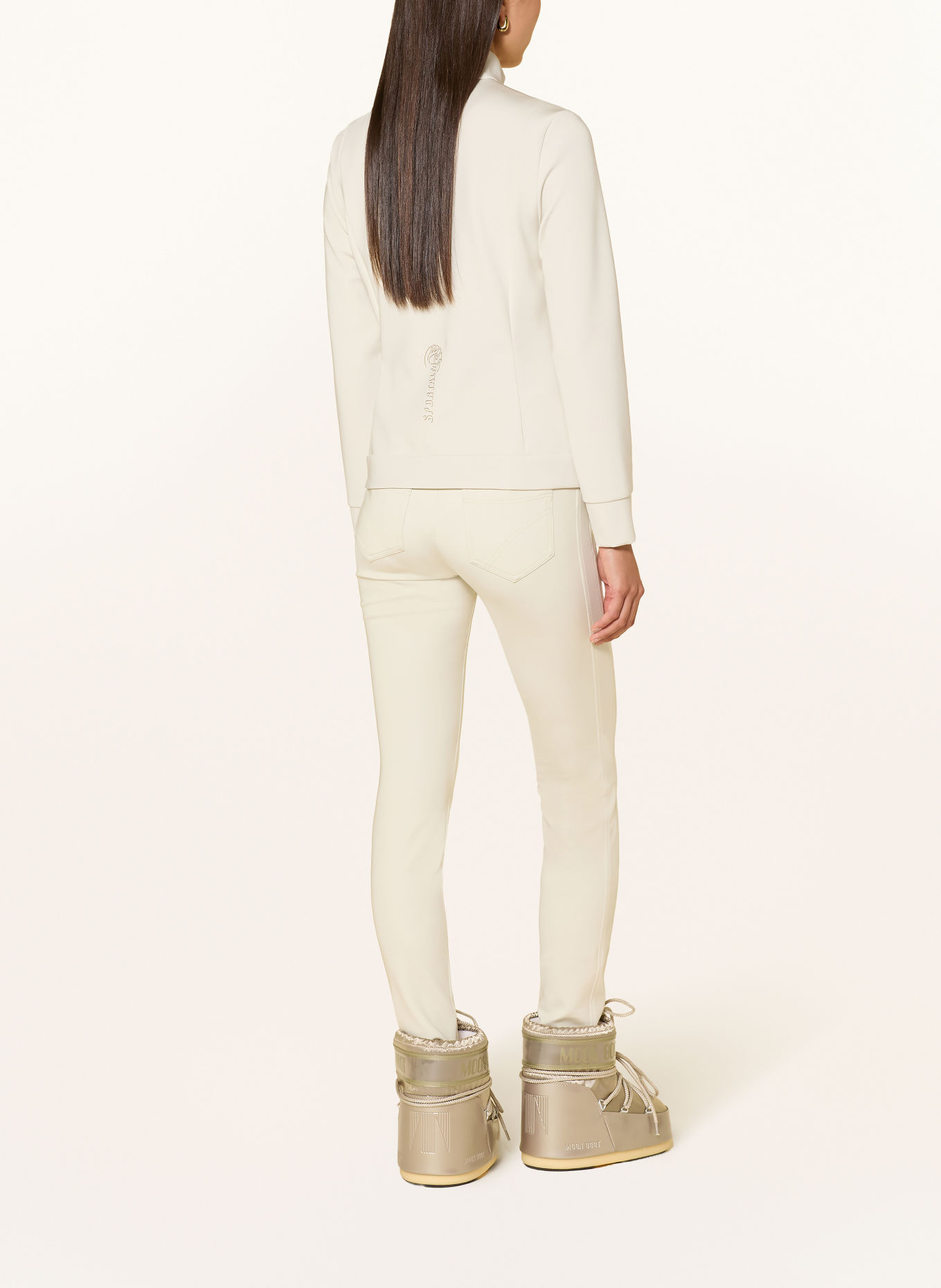SPORTALM Jas van gemengde materialen: BEIGE / CRÈME