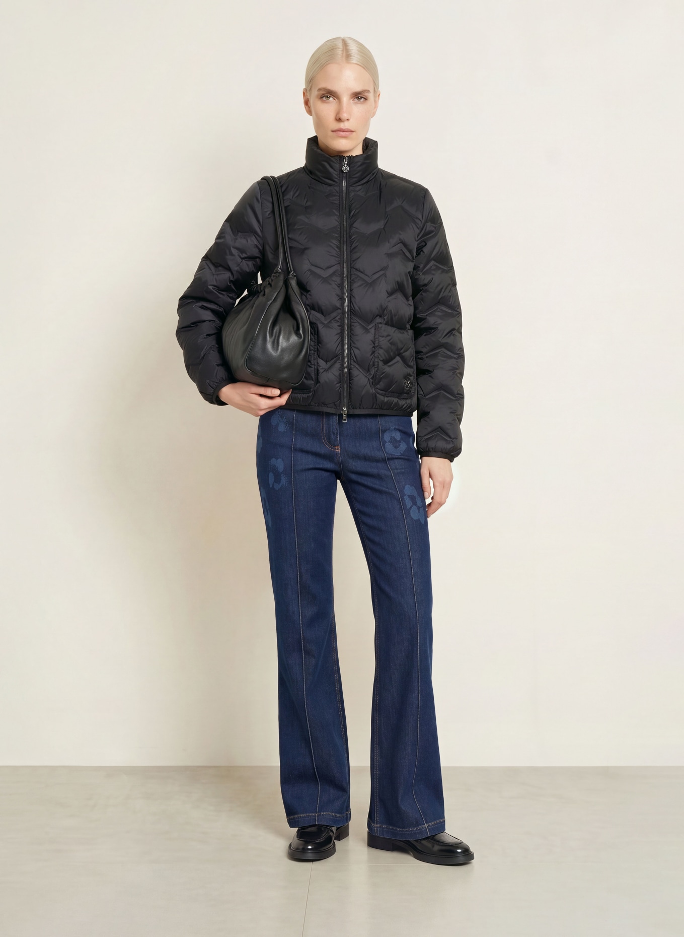 SPORTALM Lightweight down jacket: BLACK