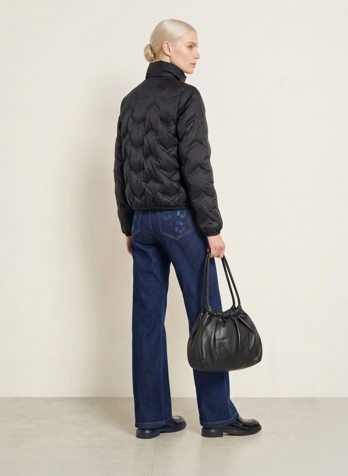 SPORTALM Lightweight down jacket: BLACK