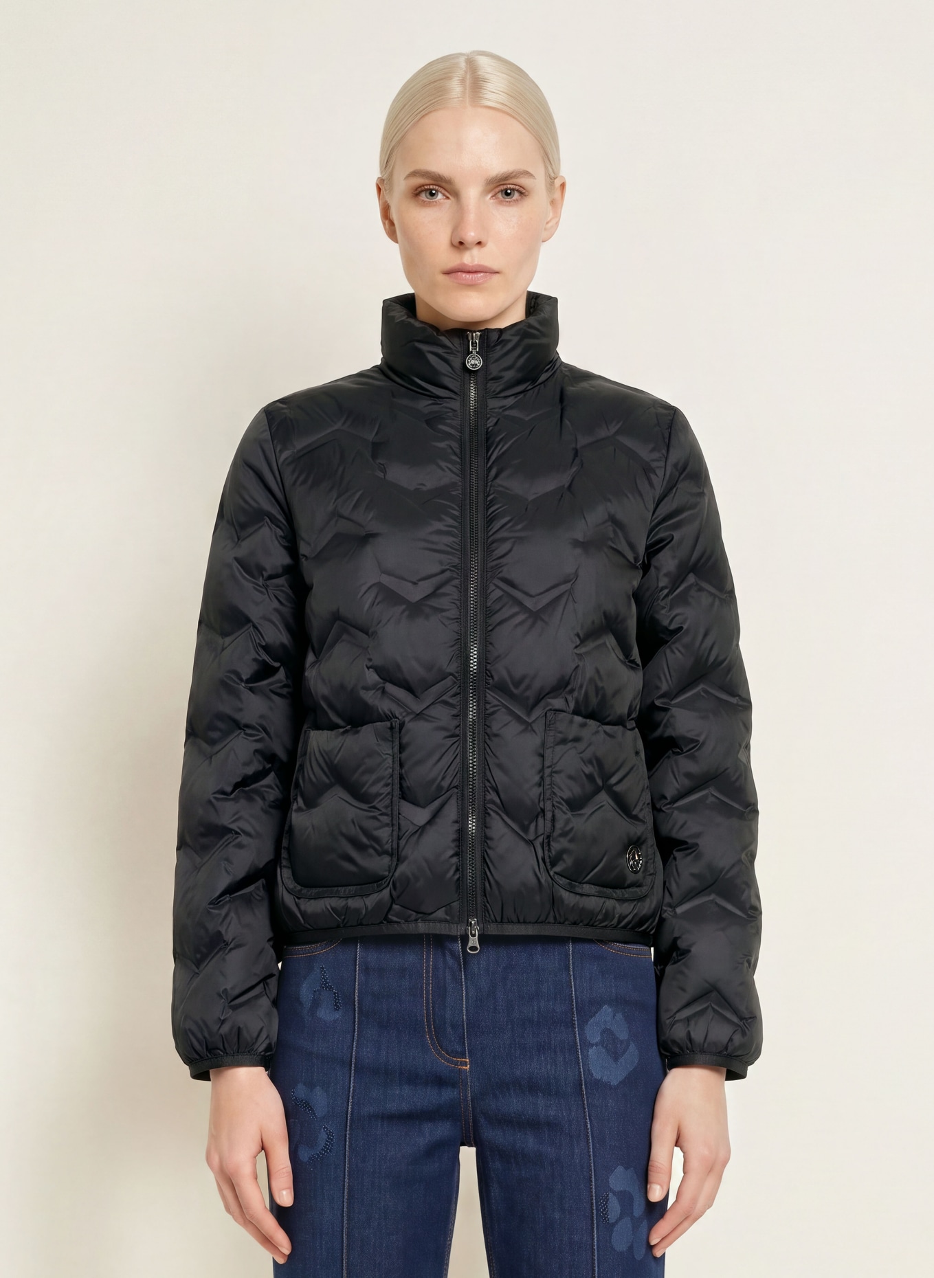 SPORTALM Lightweight down jacket: BLACK