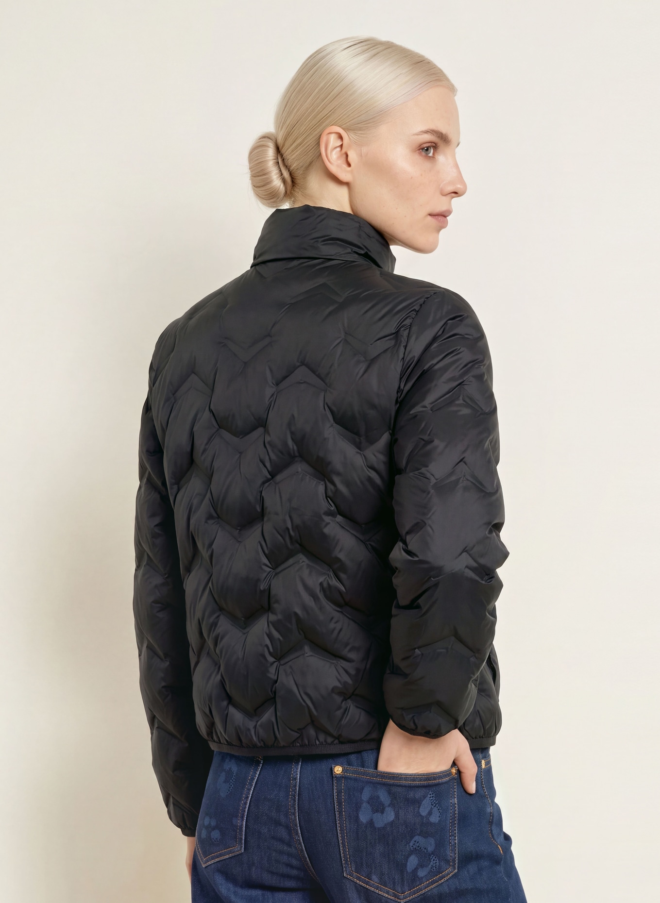 SPORTALM Lightweight down jacket: BLACK