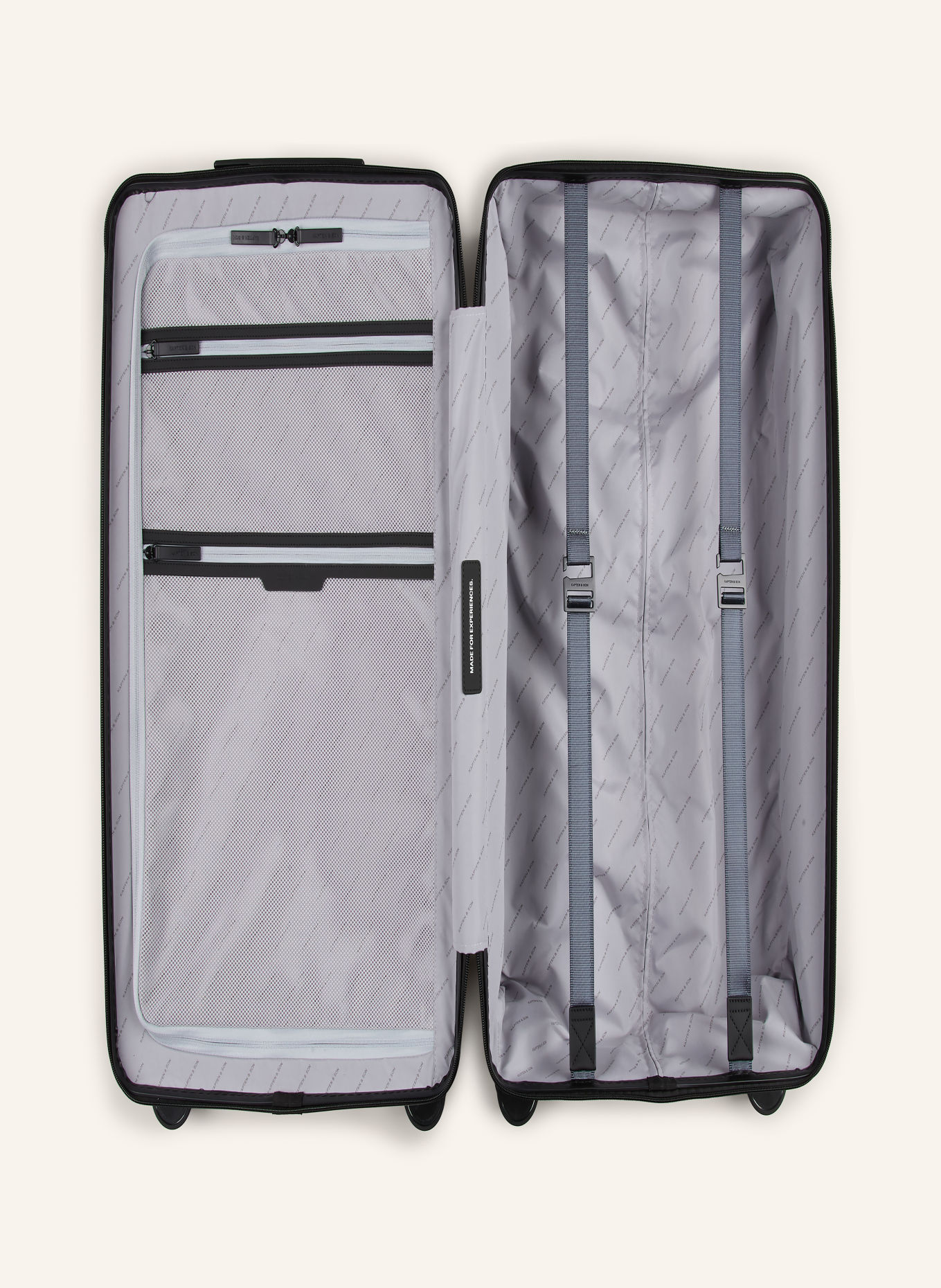 KAPTEN & SON Valise à roulettes HEATHROW CHECK-IN: NOIR
