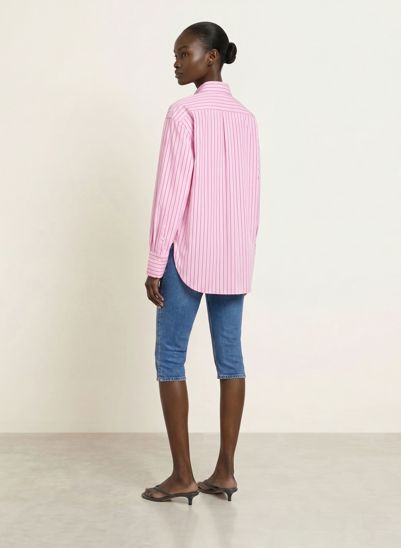 ARKET Hemdbluse: ROSA / DUNKELROT