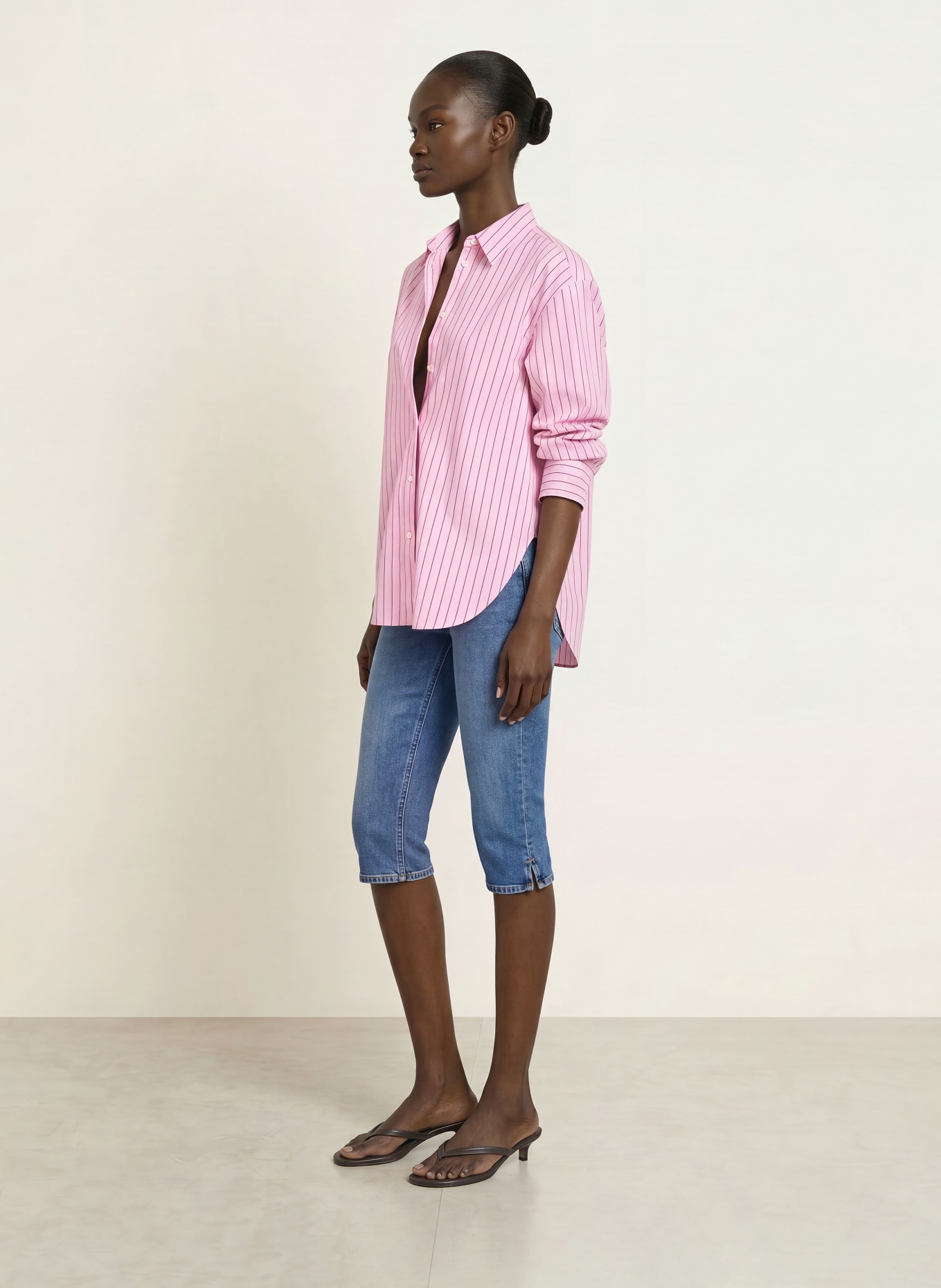 ARKET Hemdbluse: ROSA / DUNKELROT