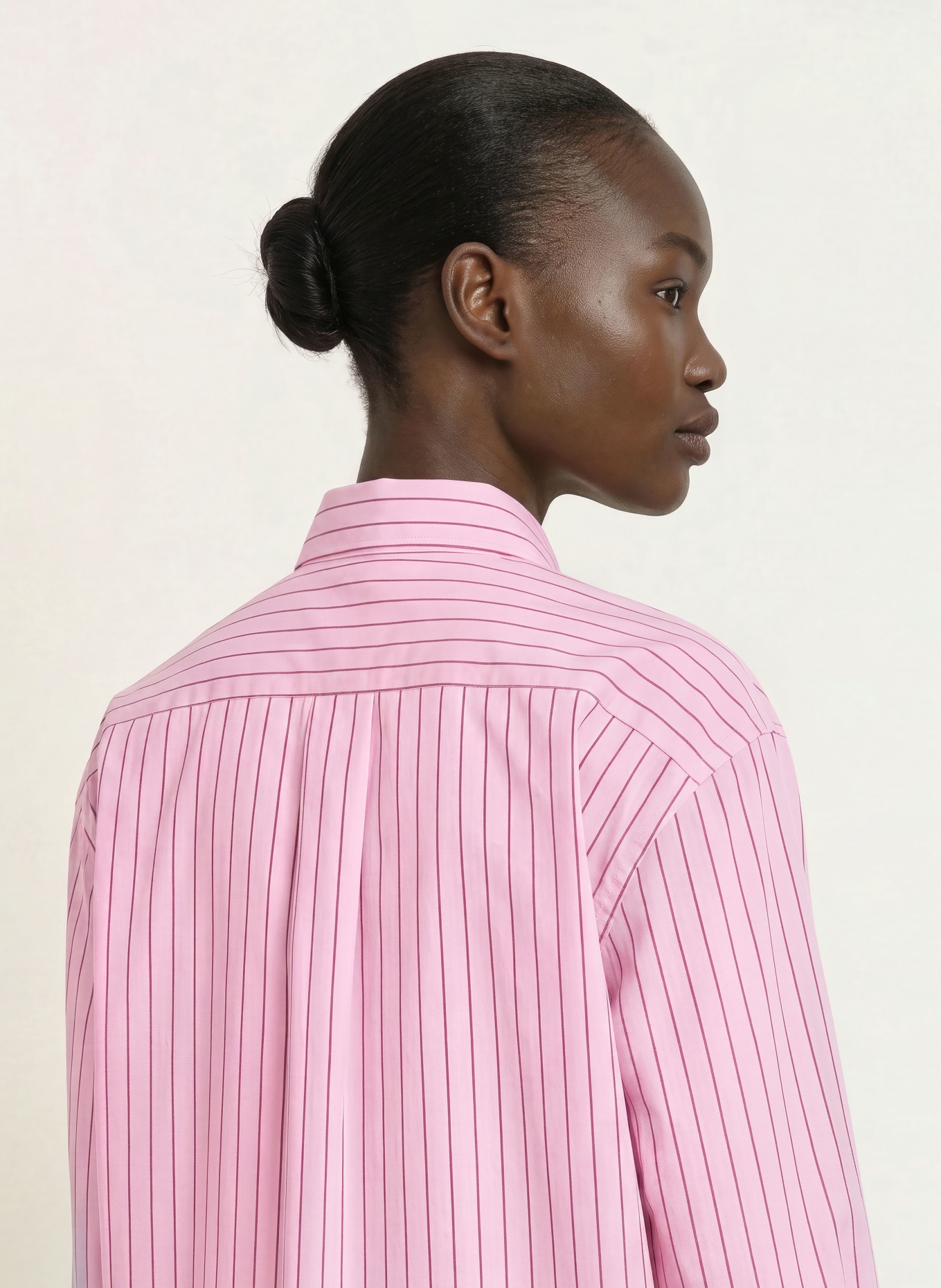 ARKET Hemdbluse: ROSA / DUNKELROT