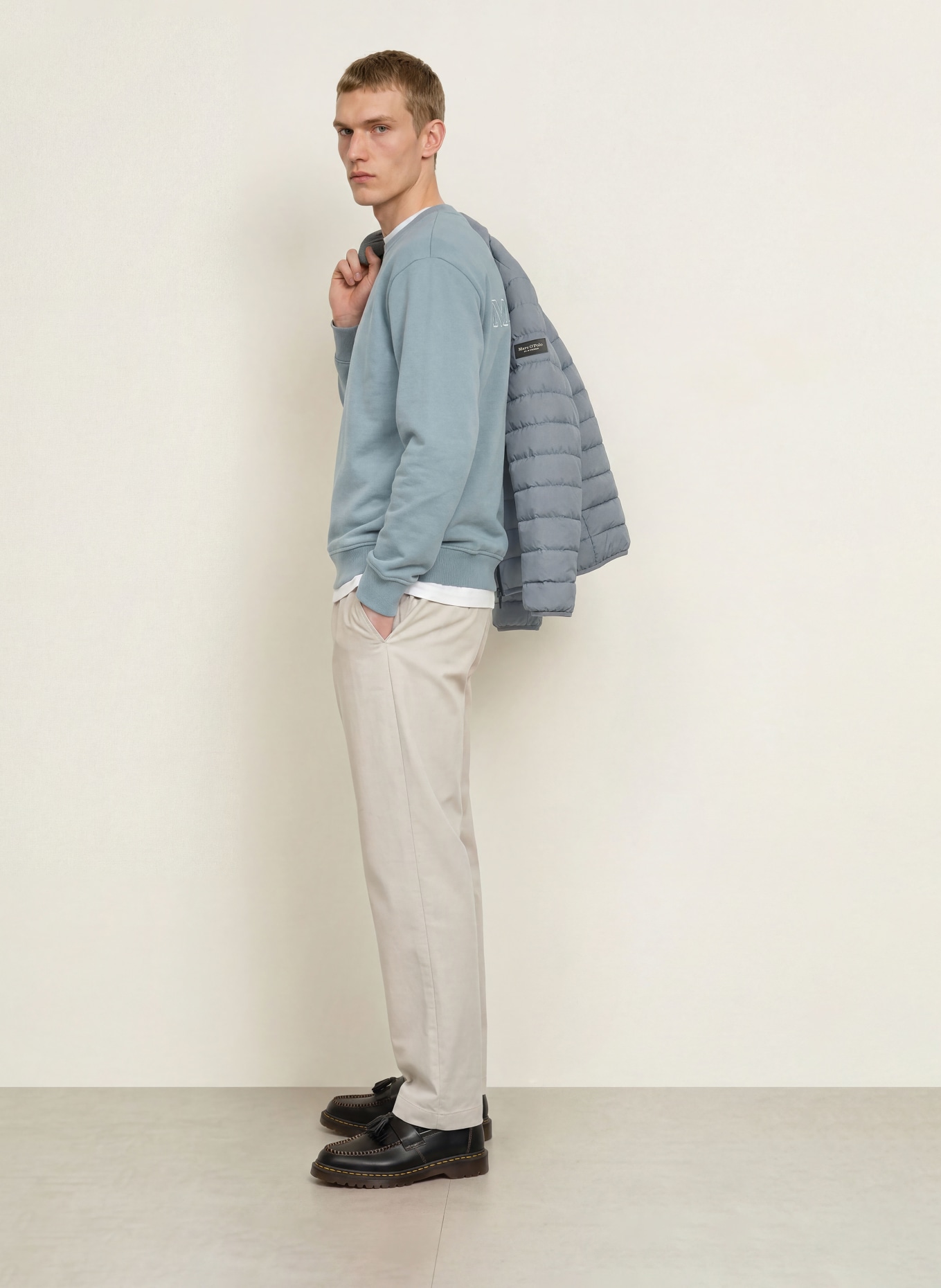 Marc O'Polo Sweatshirt: BLAUGRAU