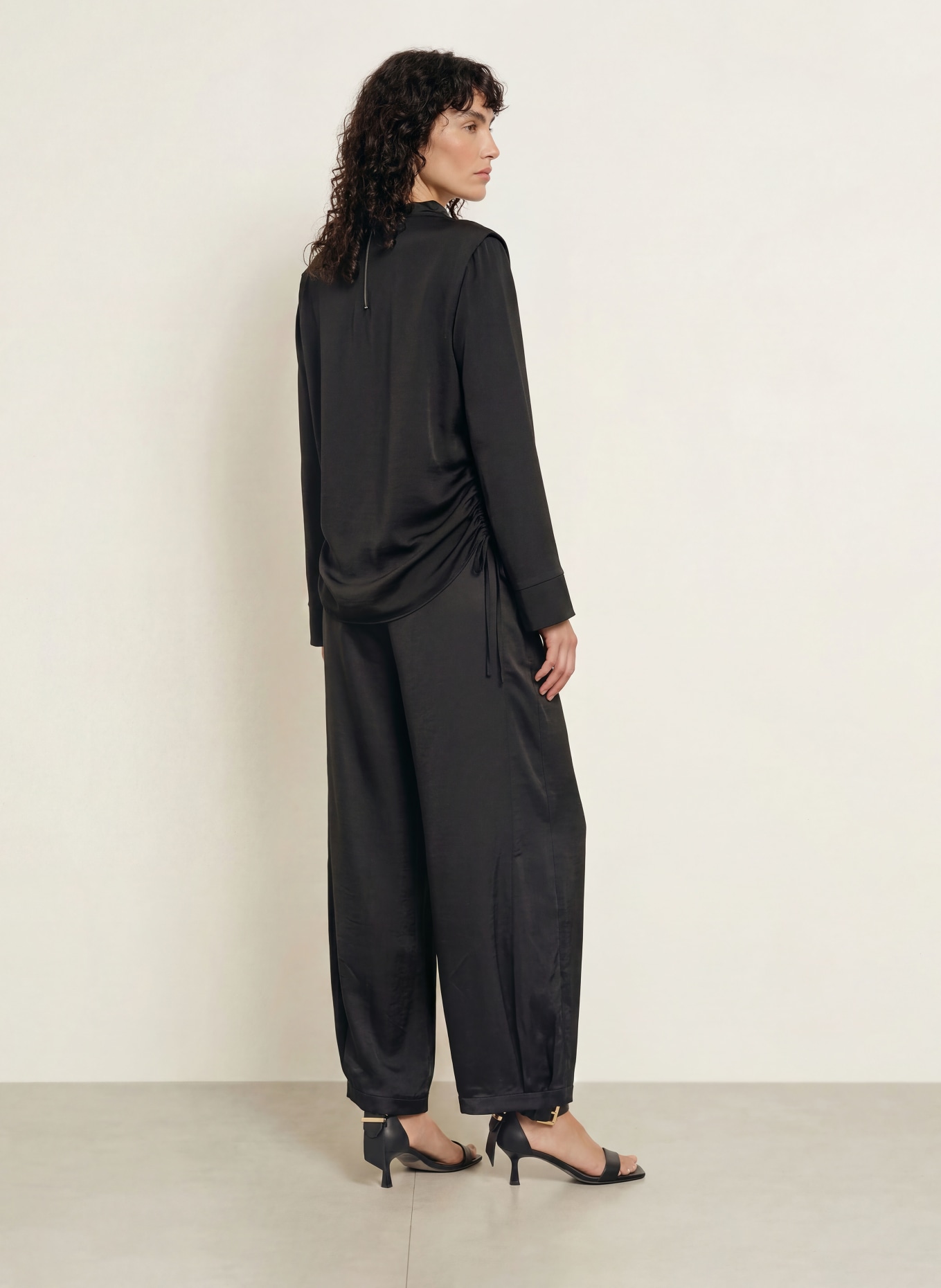 ALLSAINTS LESLIE Shirt blouse: BLACK