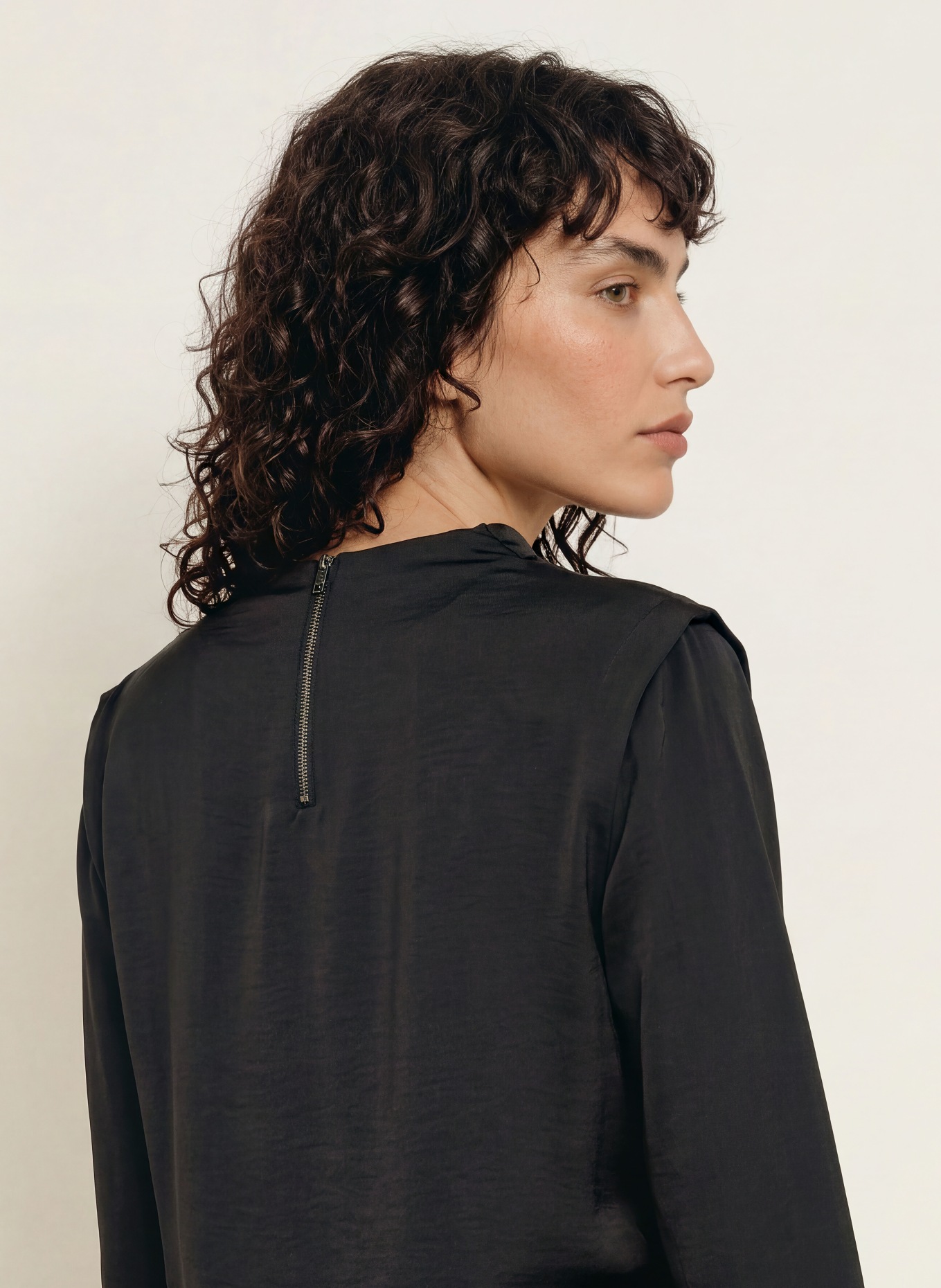 ALLSAINTS LESLIE Shirt blouse: BLACK
