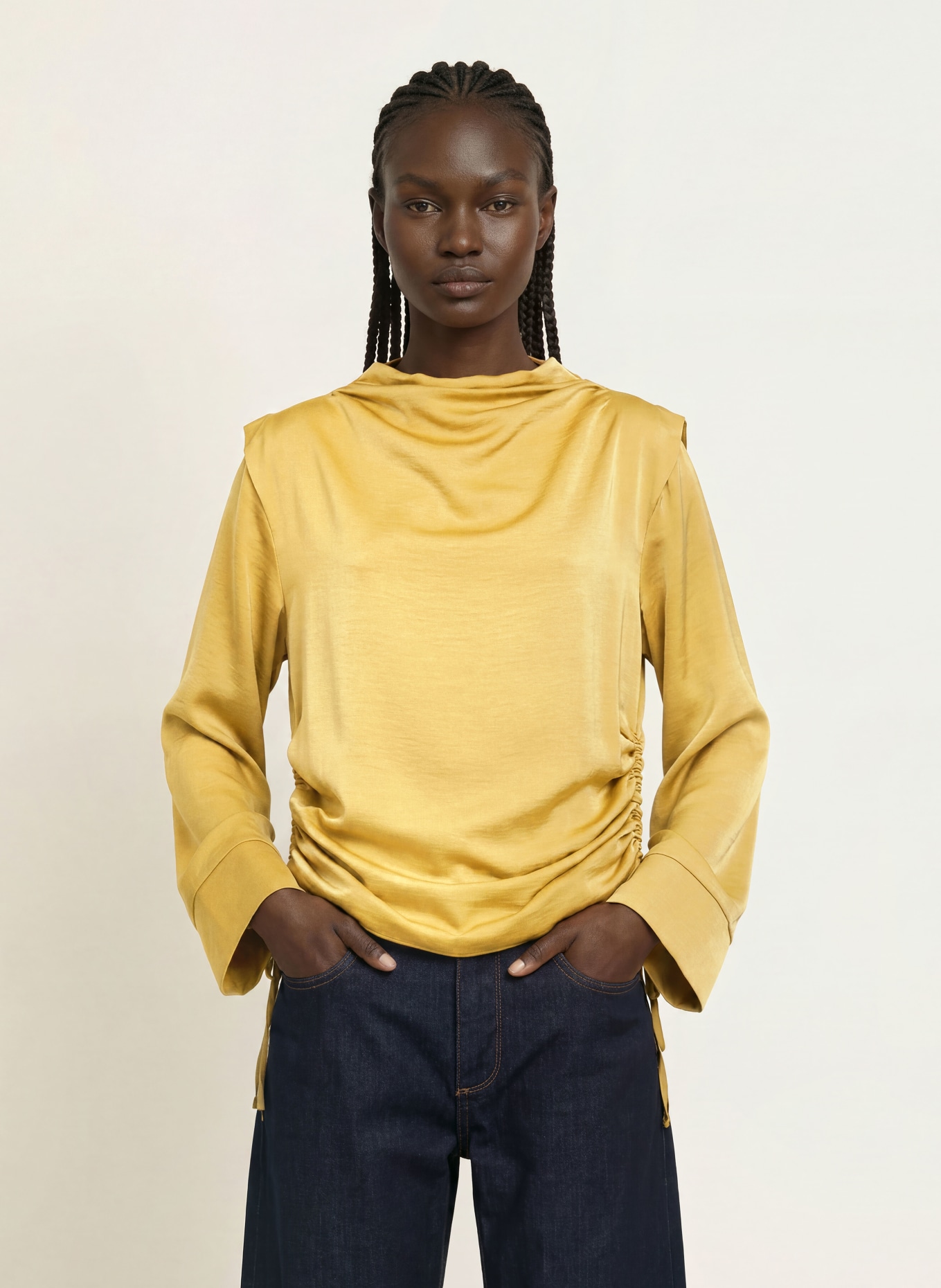 ALLSAINTS LESLIE Shirt blouse: CAMEL