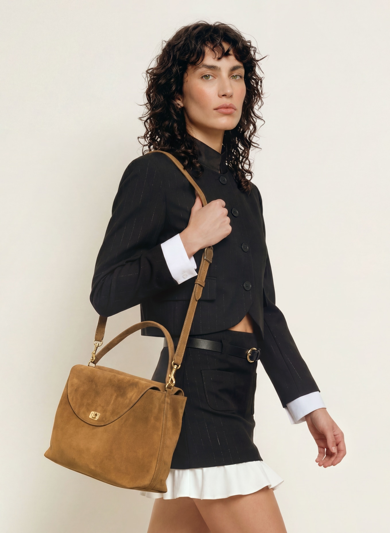 SANDRO Handtasche: CAMEL